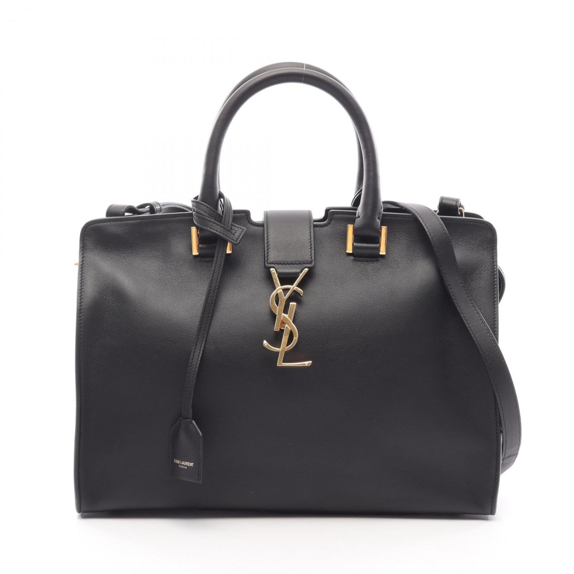 Yves Saint Laurent Black Leather Handbag (Pre-Owned)