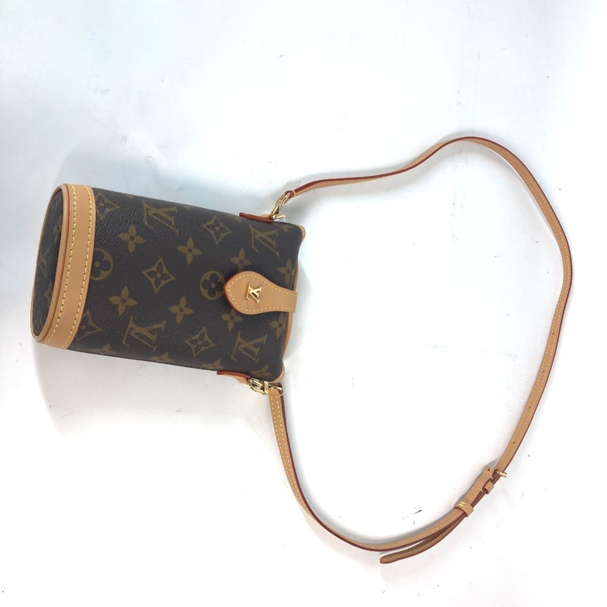 Louis Vuitton Brown Monogram Pochette Shoulder Bag (Pre-Owned)