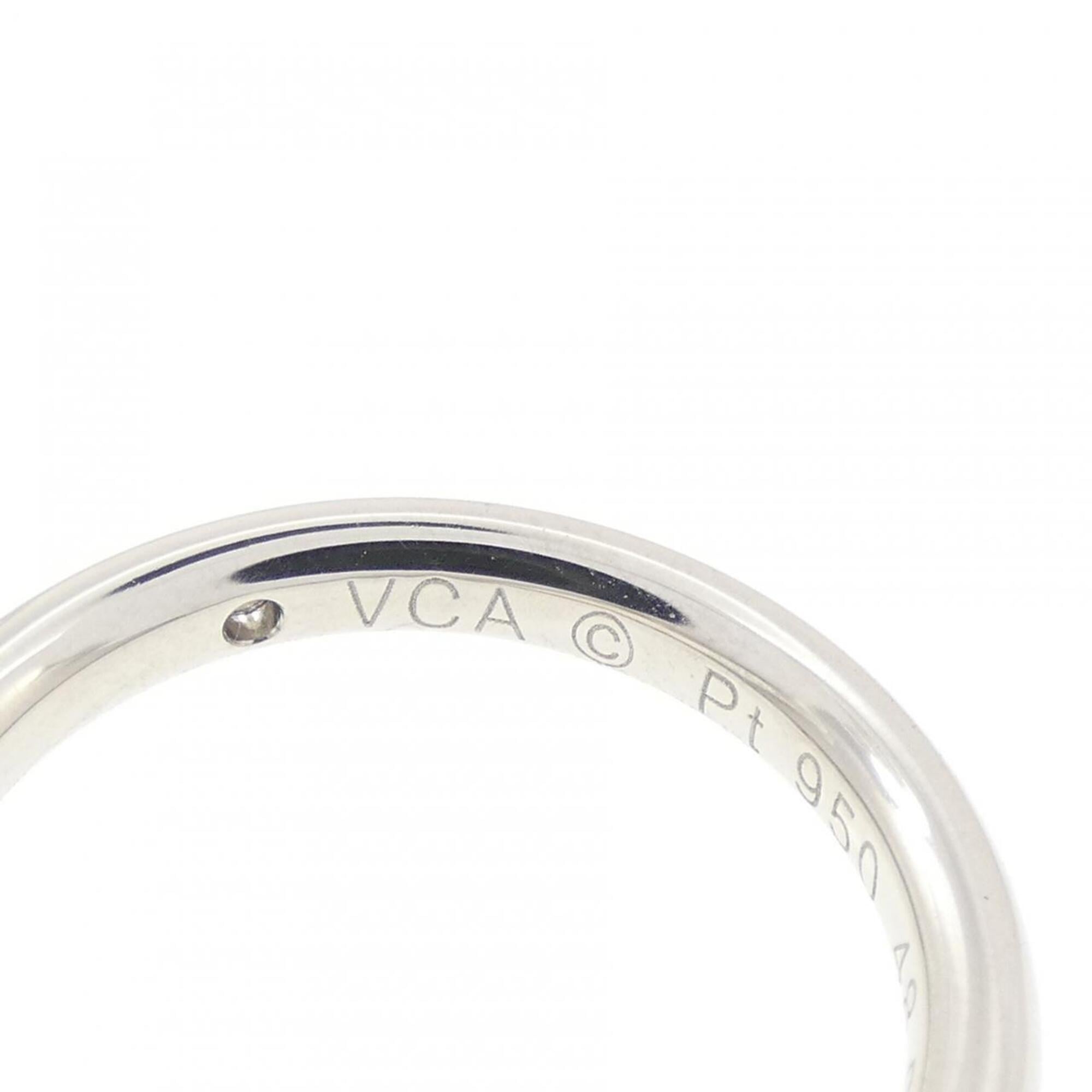 Van Cleef & Arpels Platinum 950 Band Ring (Pre-Owned)