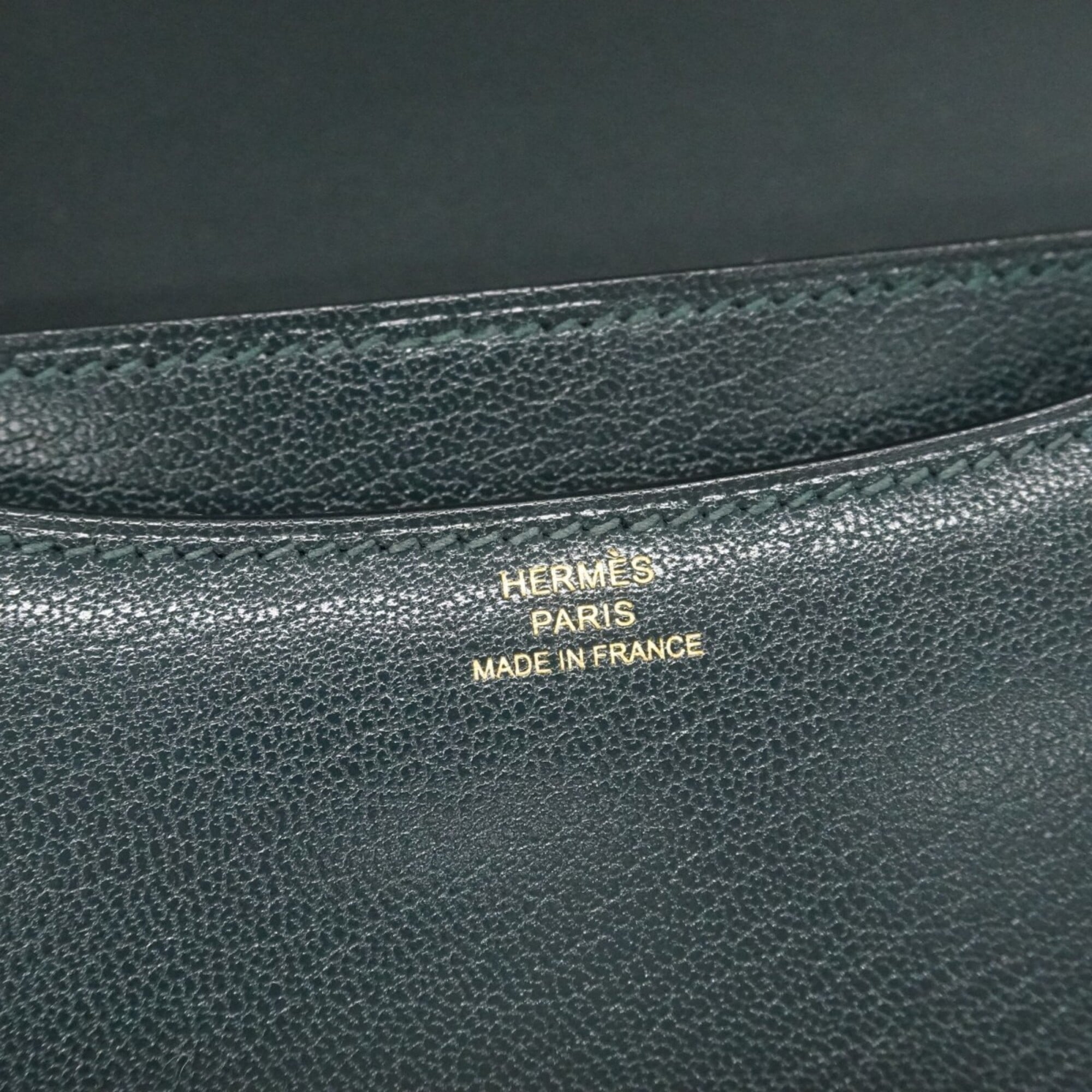 Hermes Vert Chevre Myzore Leather Shoulder Bag (Pre-Owned)