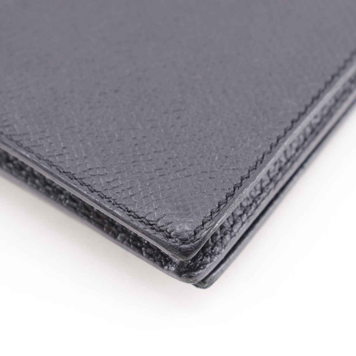 Hermes Black Epsom Leather Long Wallet (Bi-Fold) (Pre-Owned)