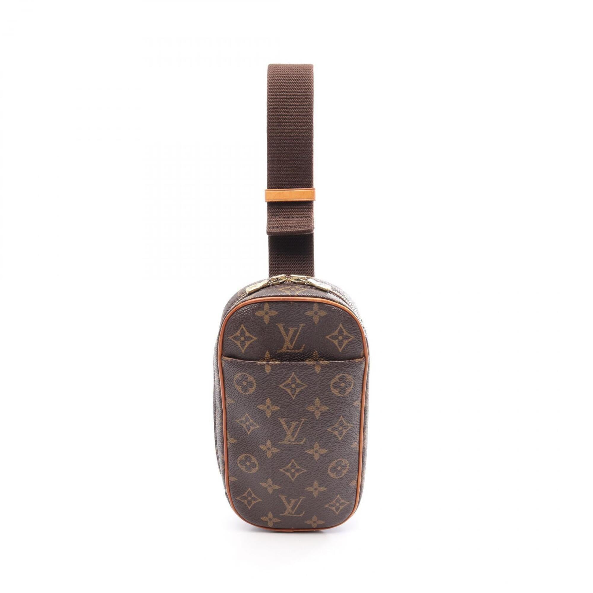 Louis Vuitton Brown Pvc Leather Fanny Pack Handbag (Pre-Owned)