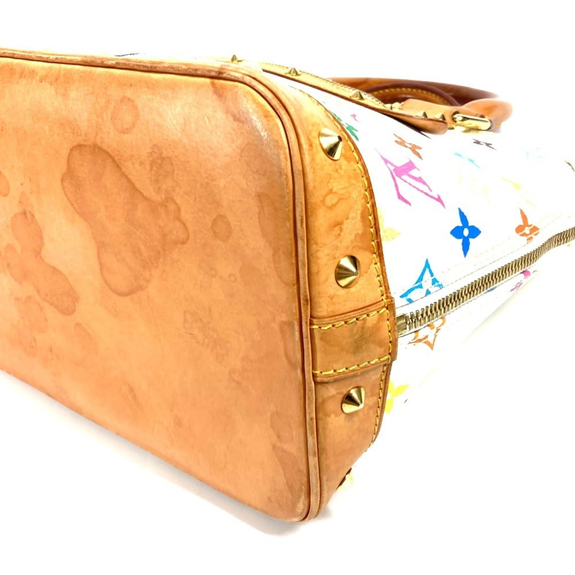 Louis Vuitton Monogram Multicolore Blanc White Monogram Multicolore Handbag Tote Bag (Pre-Owned)