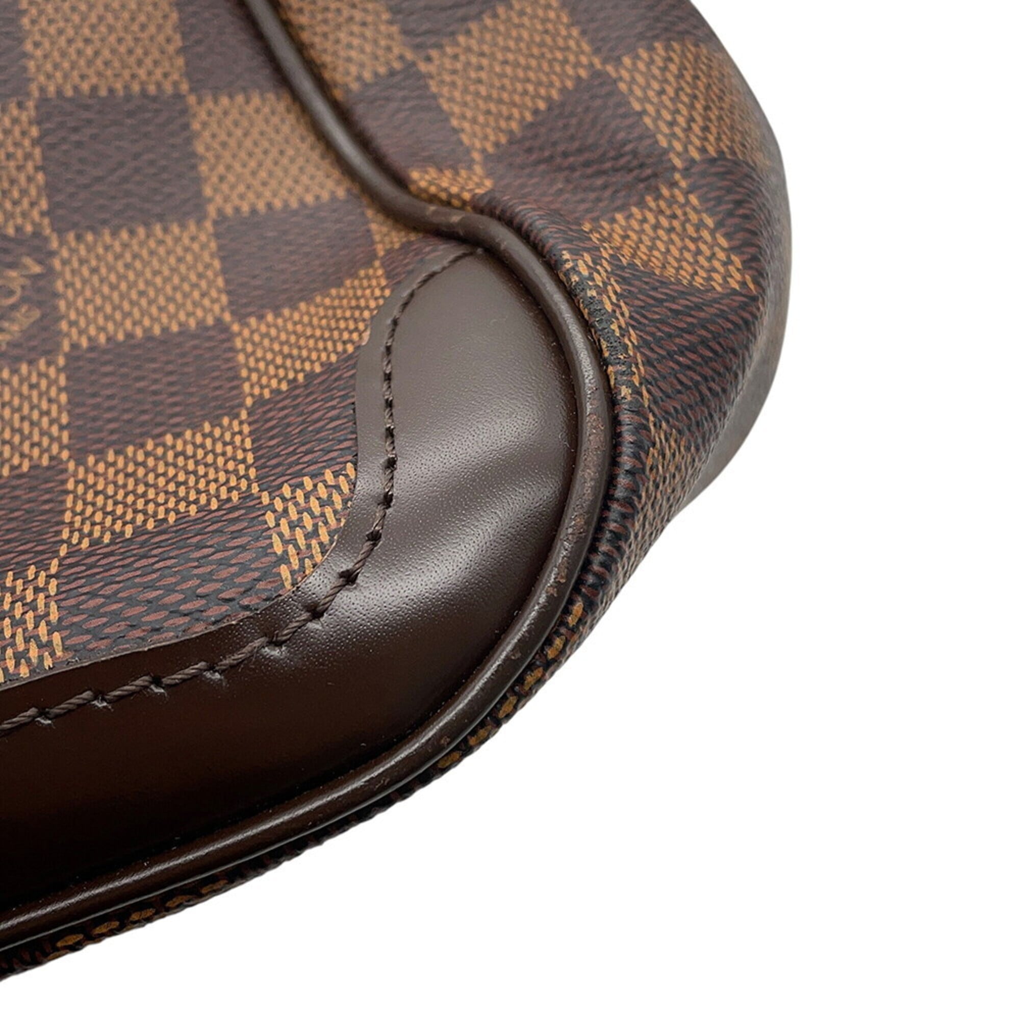 Louis Vuitton Damier Damier Canvas Ebene Red Color Damier Canvas Handbag (Pre-Owned)