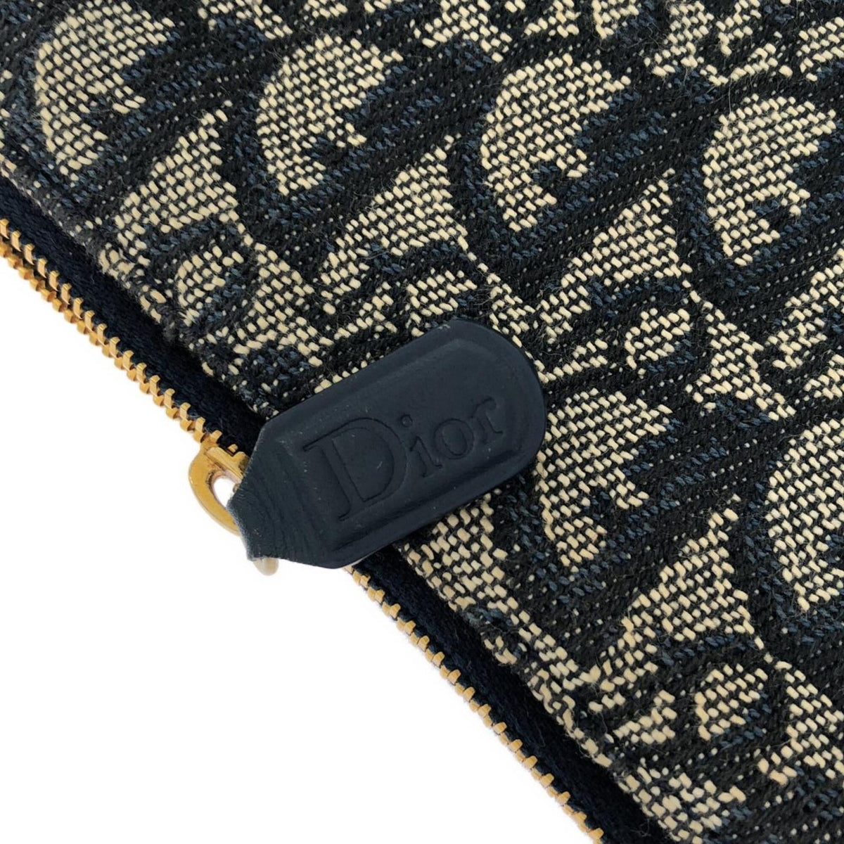 Christian Dior Blue Canvas Shoulder Bag (Pre-Owned)