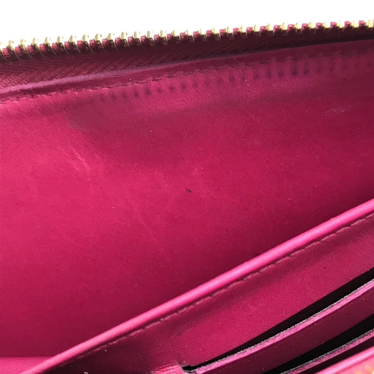 Louis Vuitton Pink Leather Long Wallet (Bi-Fold) (Pre-Owned)