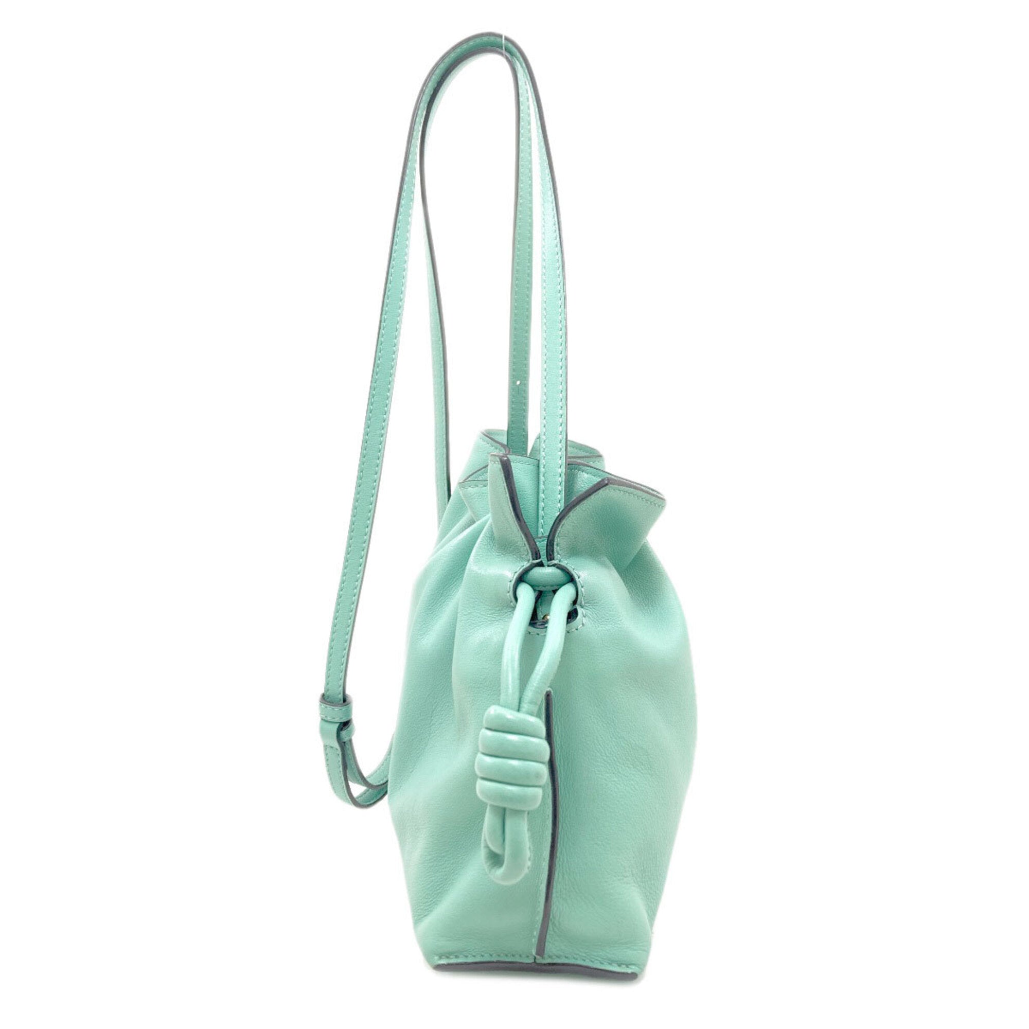 Loewe Green Leather Shoulder Bag (Pre-Owned)