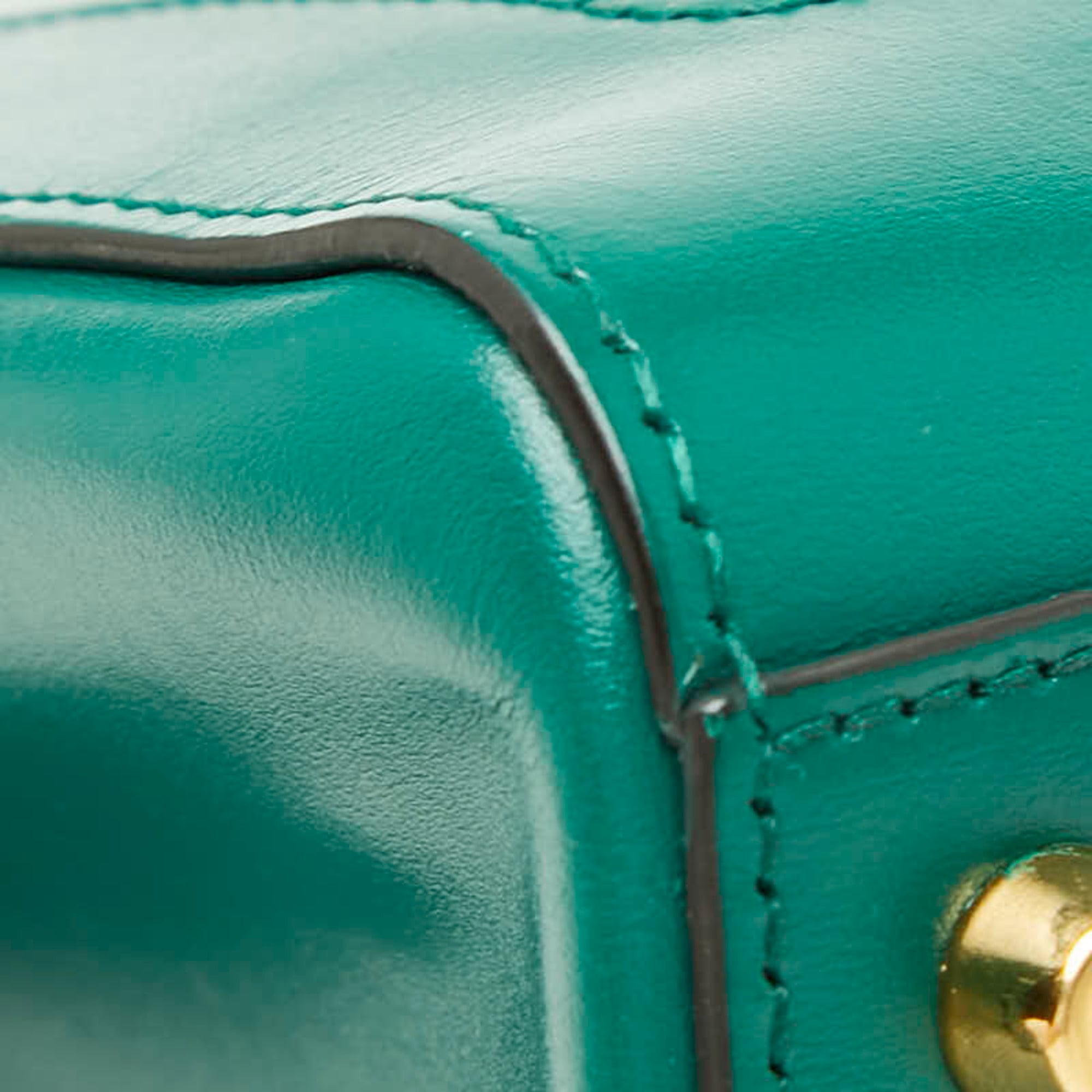 Gucci Green Leather Handbag (Pre-Owned)