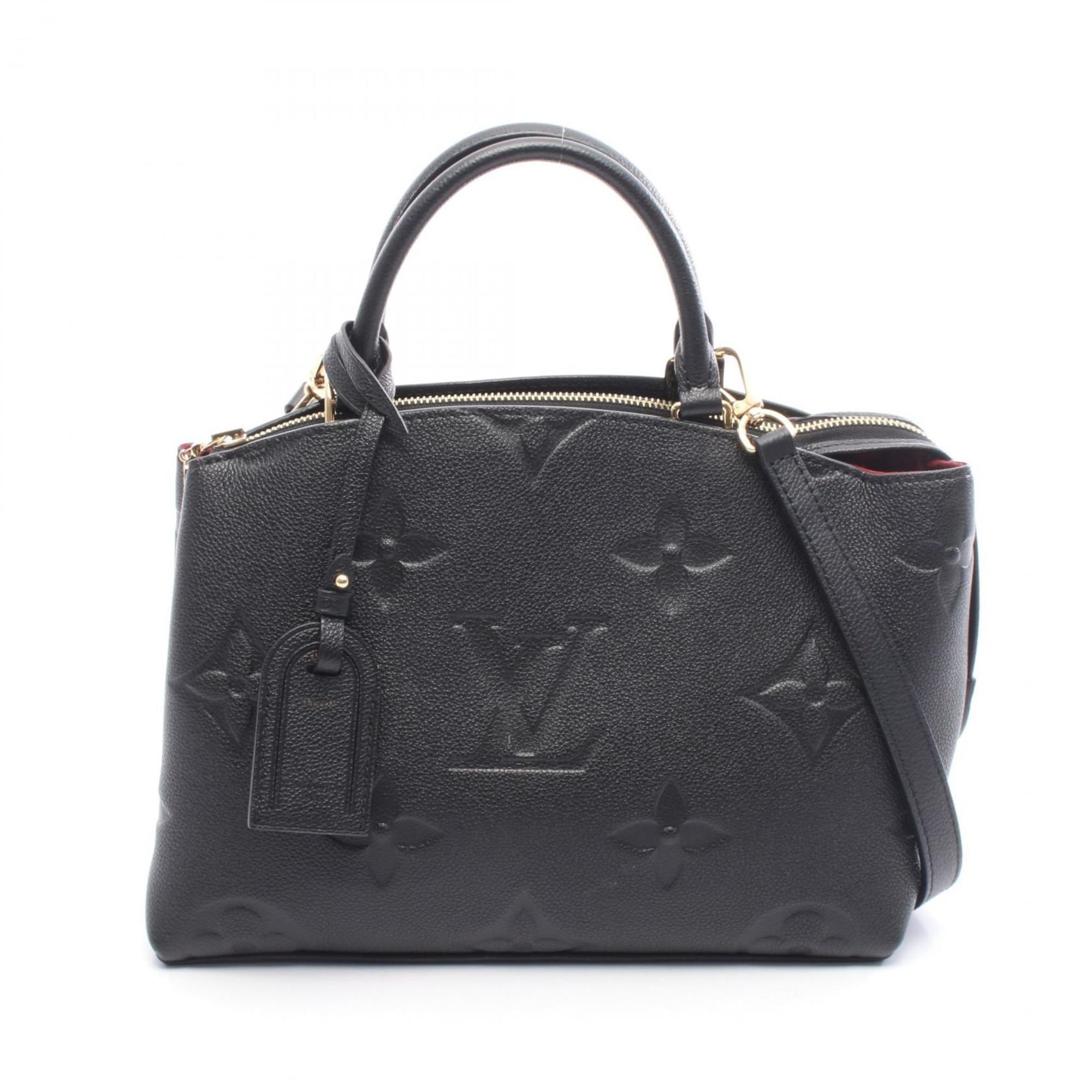 Louis Vuitton Black Noir Monogram Empreinte Handbag (Pre-Owned)