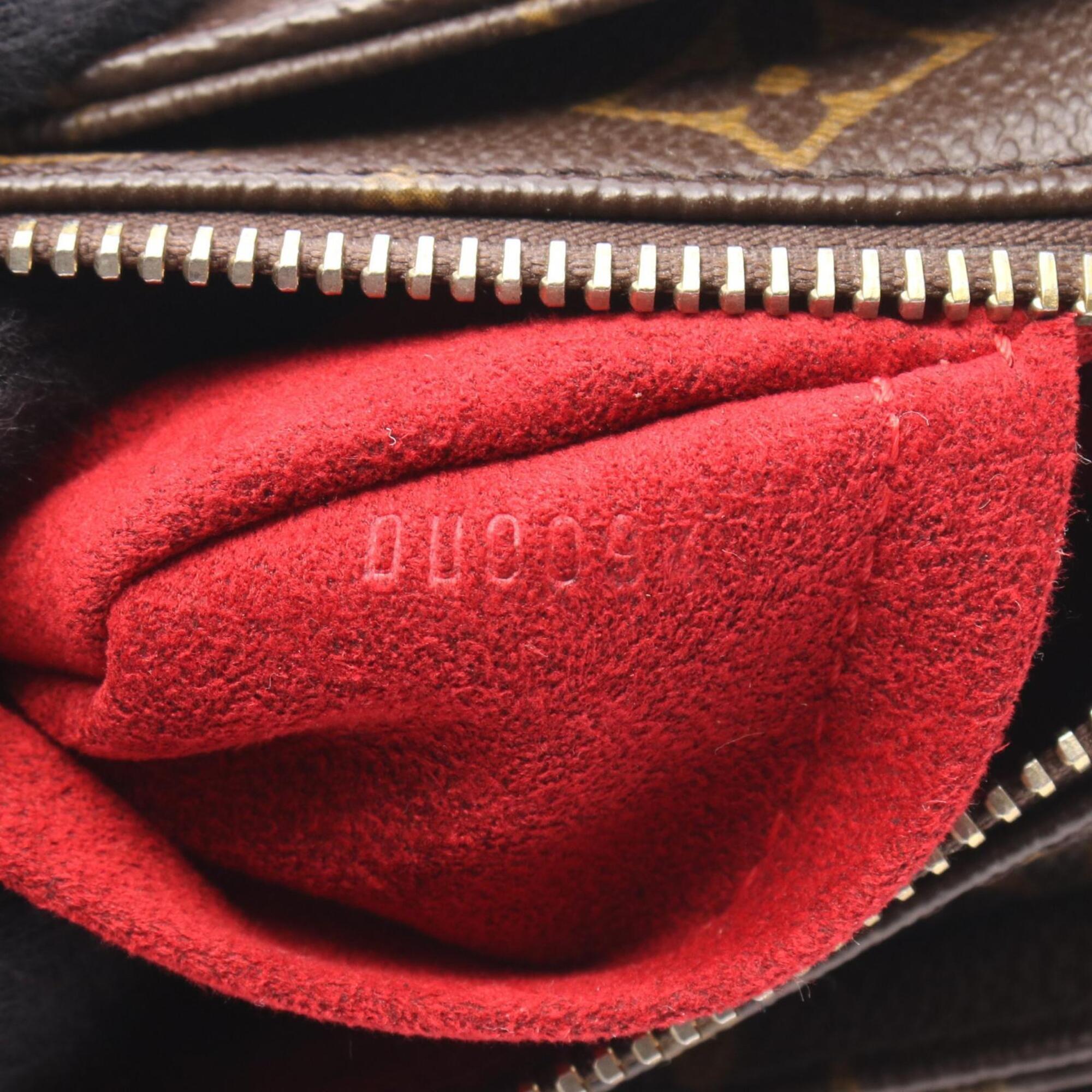 Louis Vuitton Brown Coated Canvas Monogram Handbag Shoulder Bag (Pre-Owned)