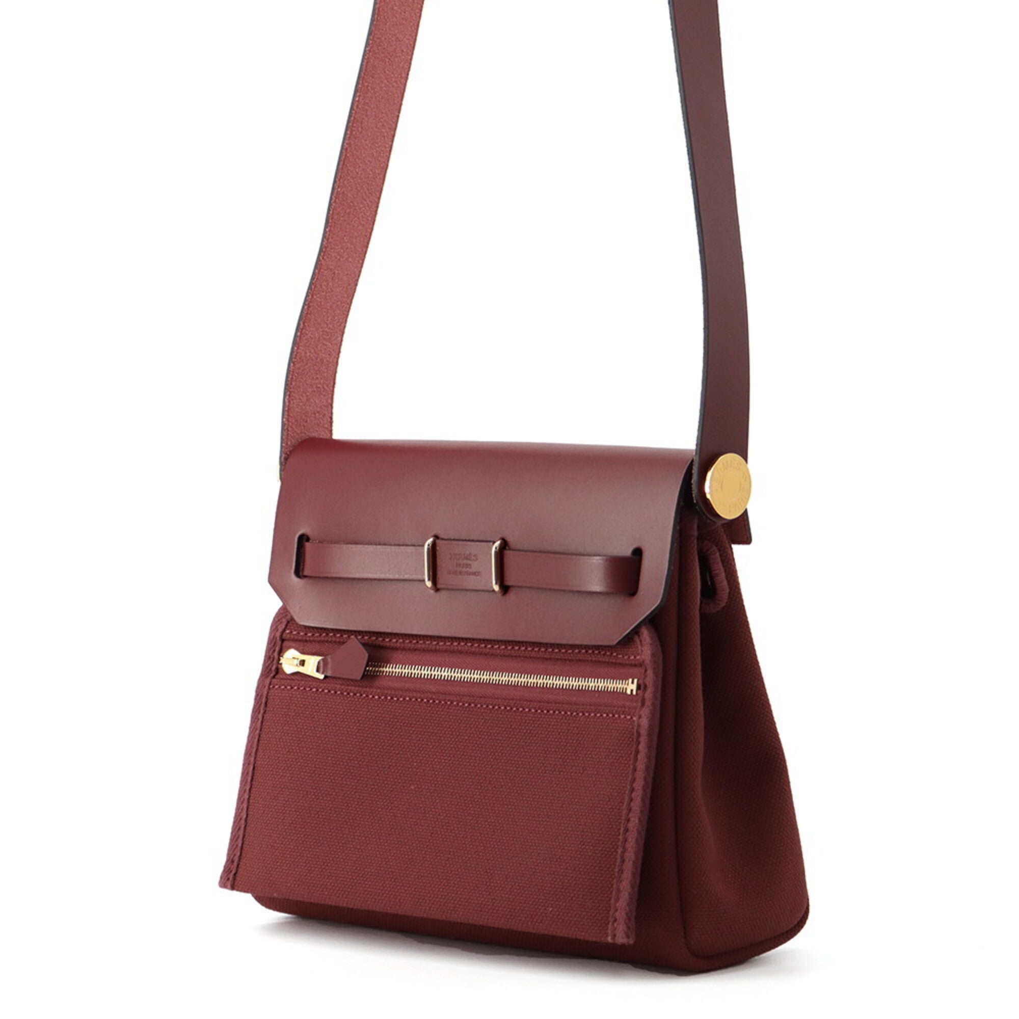 Hermes Kara Rouge H Handbag Shoulder Bag (Pre-Owned)