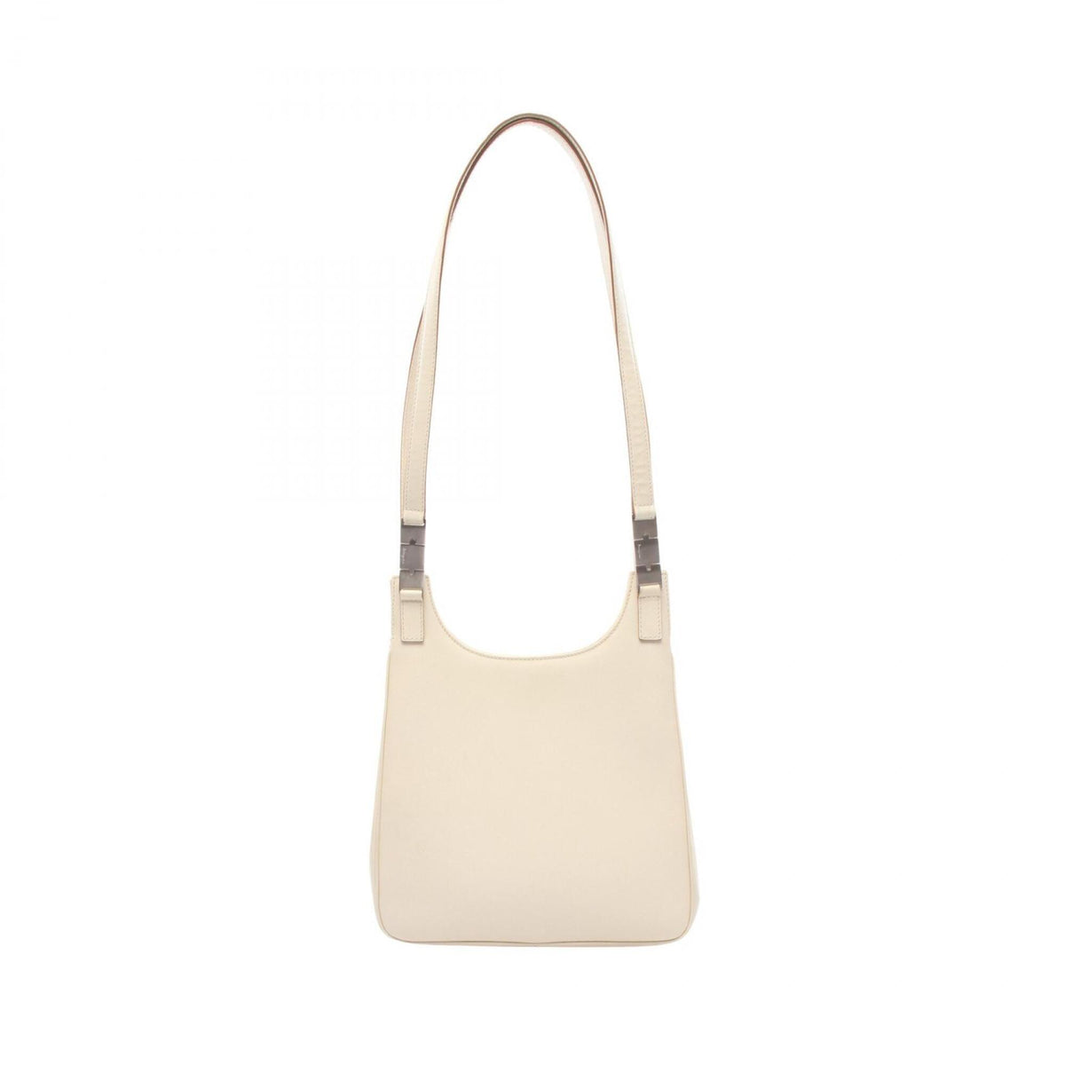 Salvatore Ferragamo Ivory Leather Handbag Shoulder Bag (Pre-Owned)