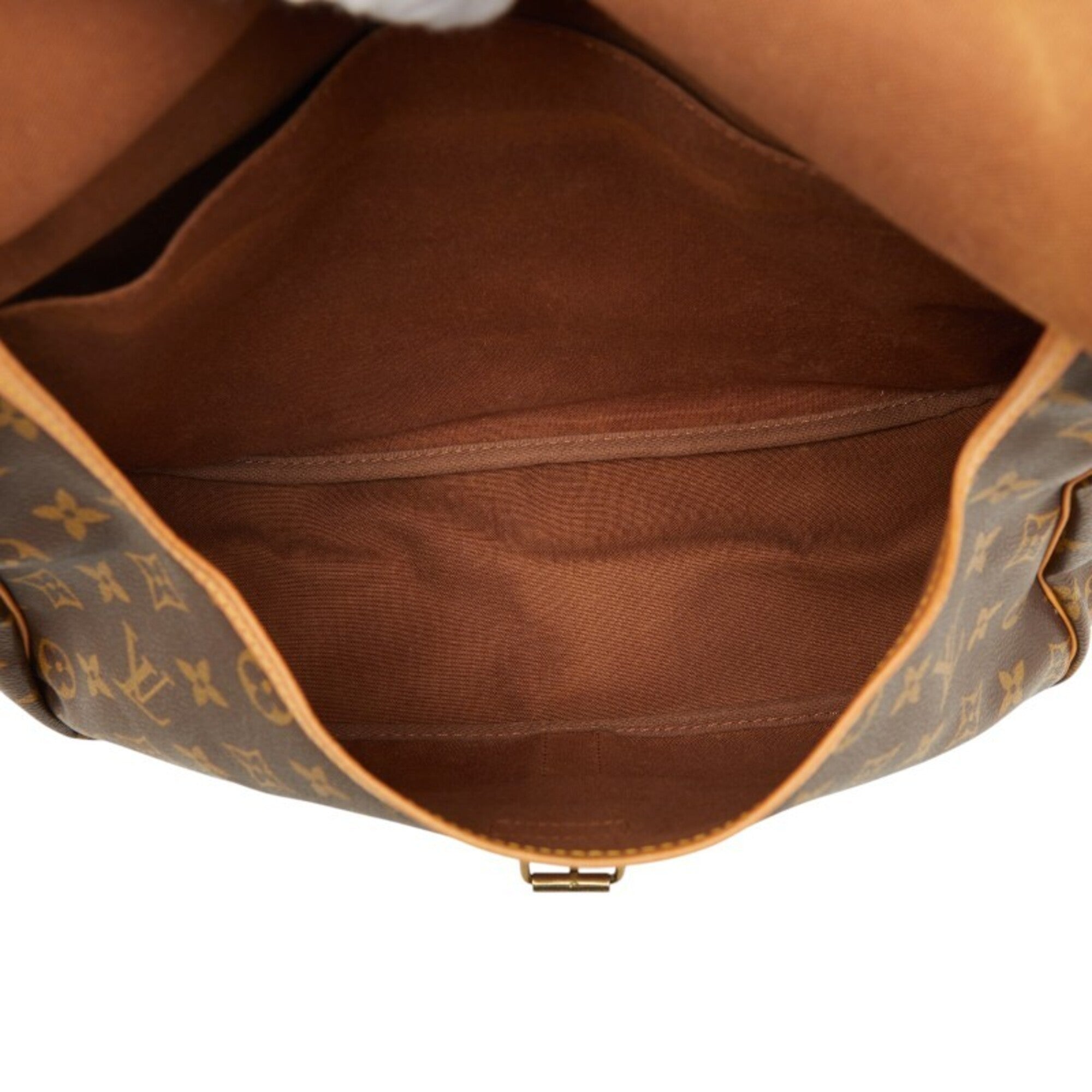 Louis Vuitton Brown Pvc Leather Shoulder Bag (Pre-Owned)
