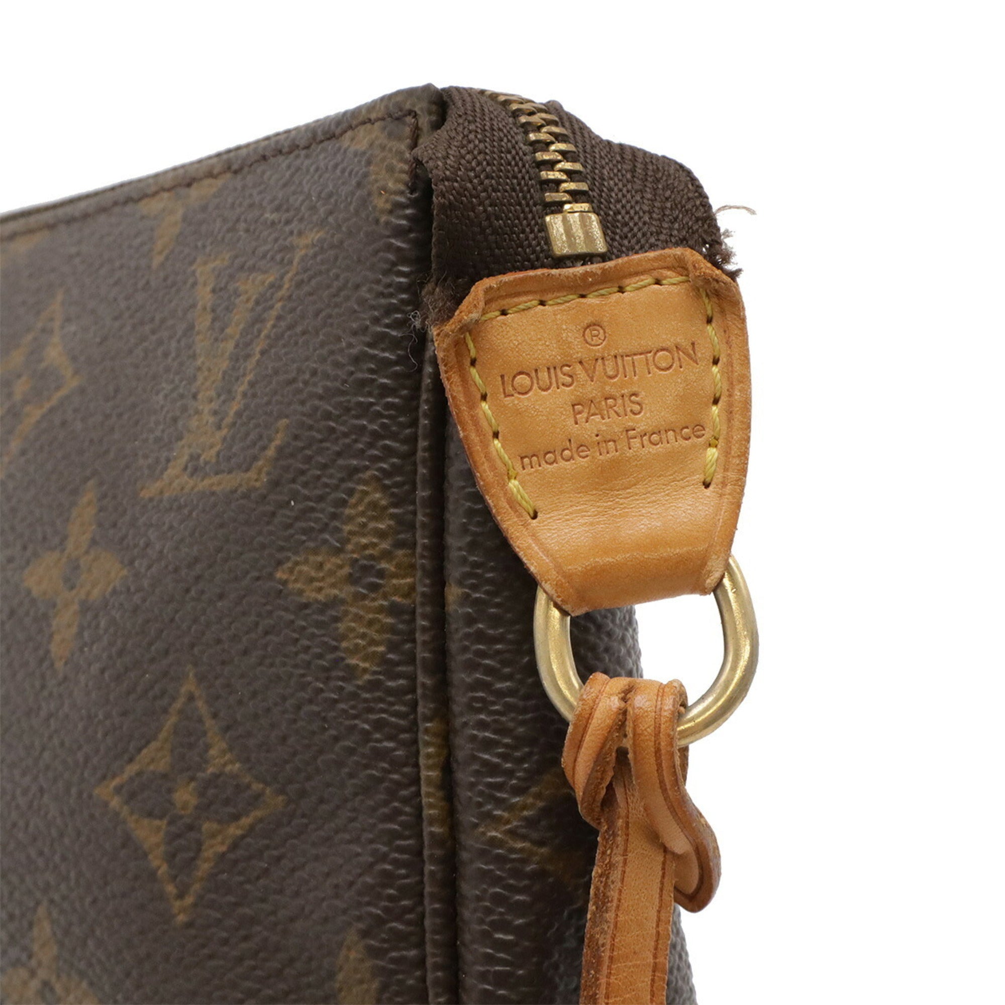 Louis Vuitton Brown Monogram Monogram Pvc Handbag Pochette Pouch (Pre-Owned)