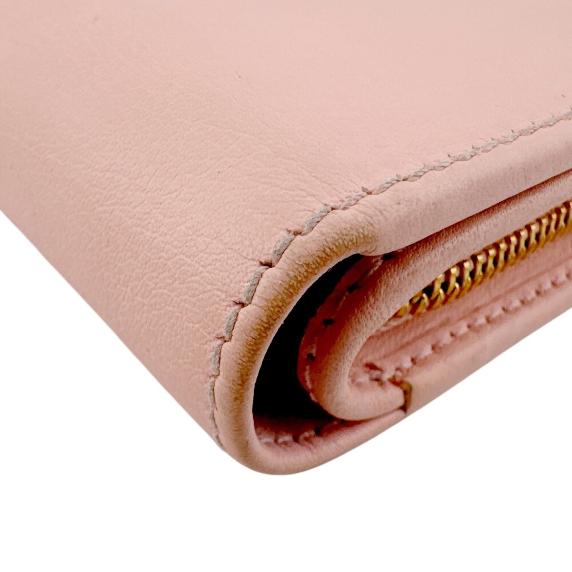 Gucci Blue Pink Leather Wallet (Bi-Fold) (Pre-Owned)
