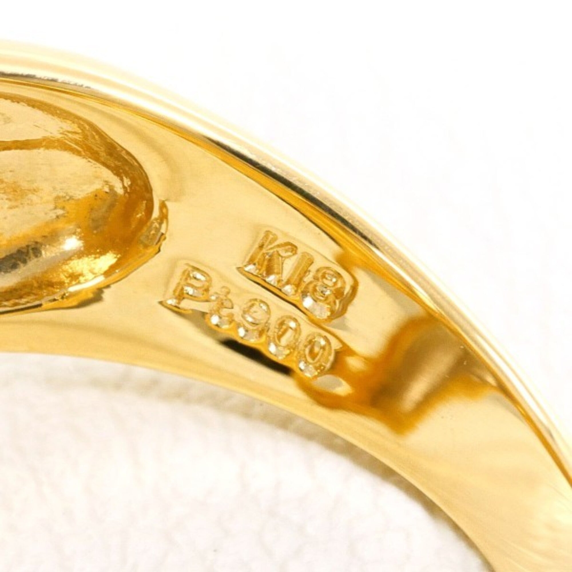 Unbranded Platinum Yellow Gold Yellow Gold (18K) Platinum 900 Band Ring (Pre-Owned)