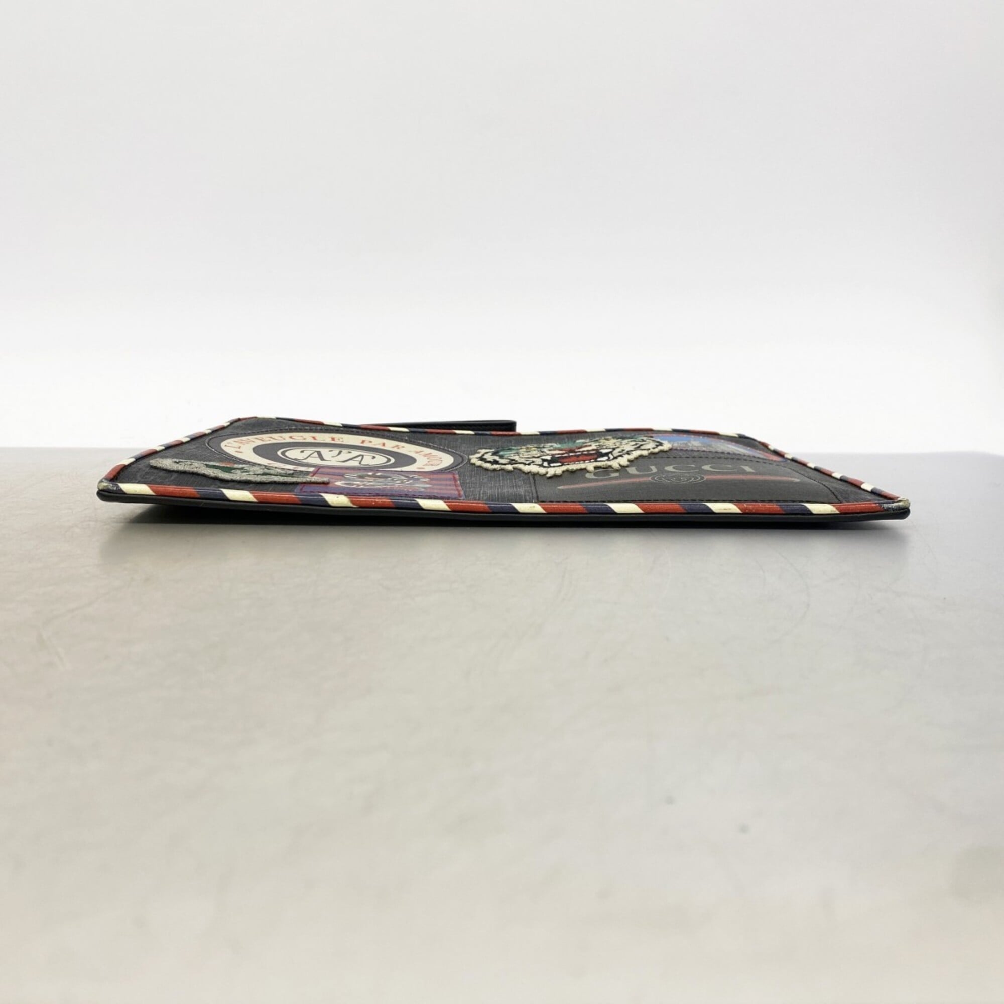 Gucci Black Pvc Clutch Bag (Pre-Owned)
