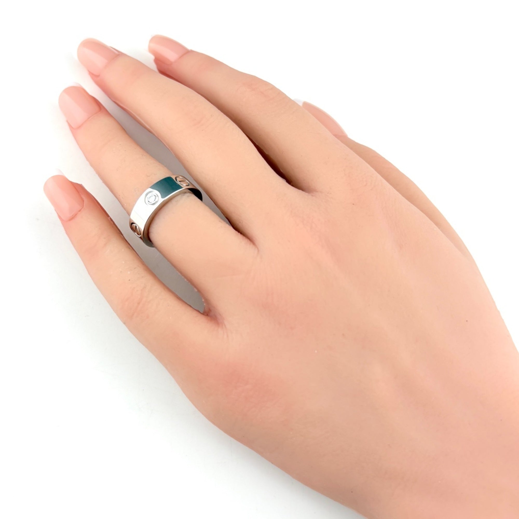 Cartier Silver Band Ring (Pre-Owned)