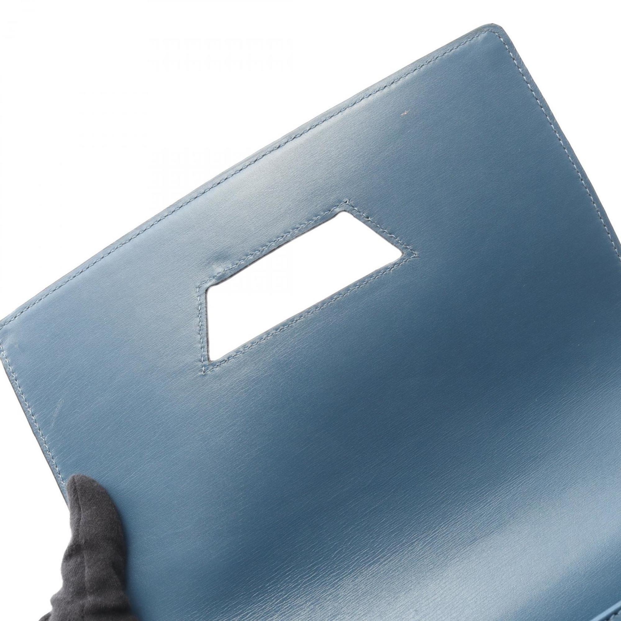 Loewe Blue Leather Shoulder Bag (Pre-Owned)