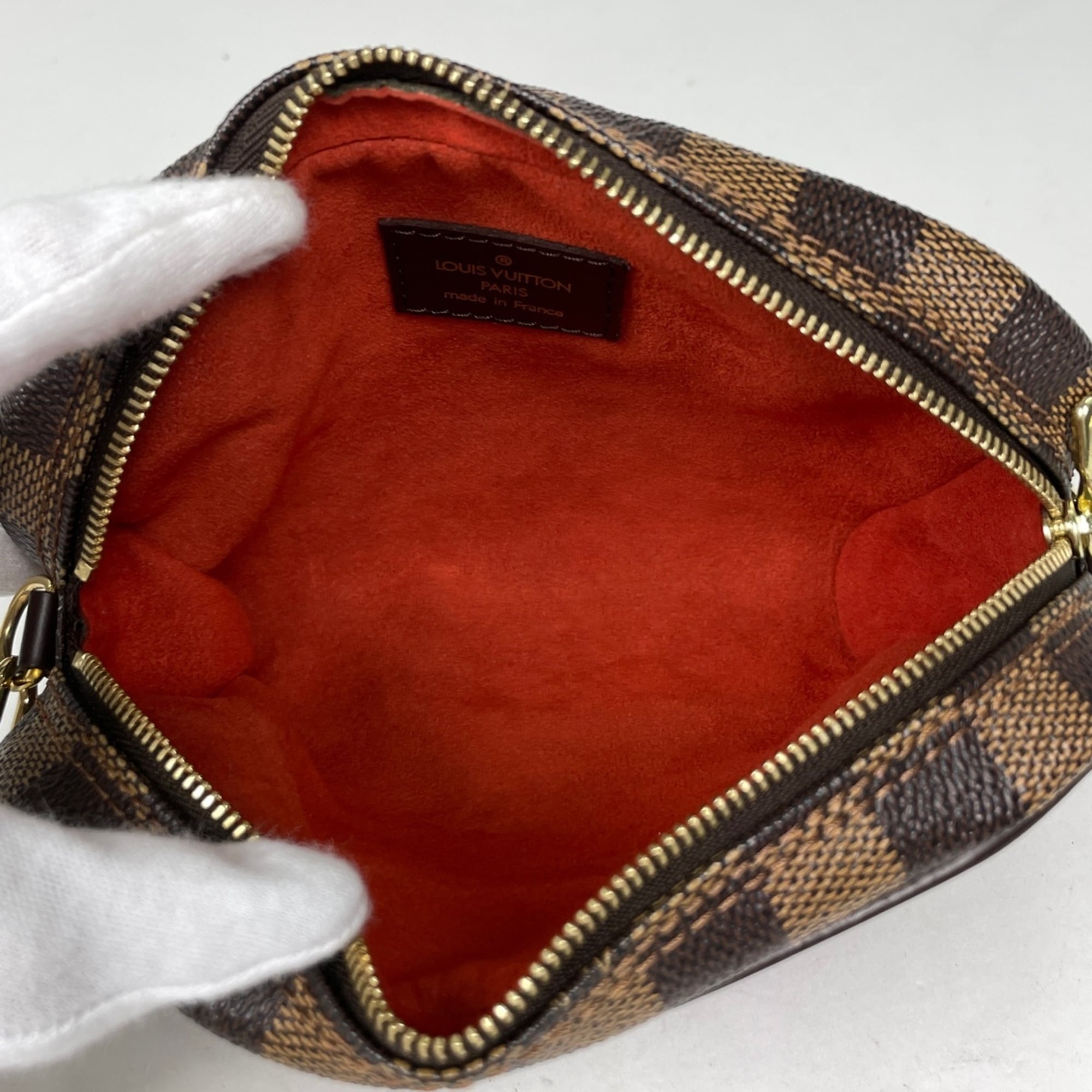 Louis Vuitton Brown Damier Canvas Pochette Shoulder Bag (Pre-Owned)