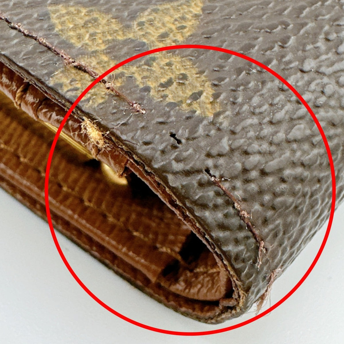 Louis Vuitton Brown Monogram Canvas Wallet (Bi-Fold) (Pre-Owned)
