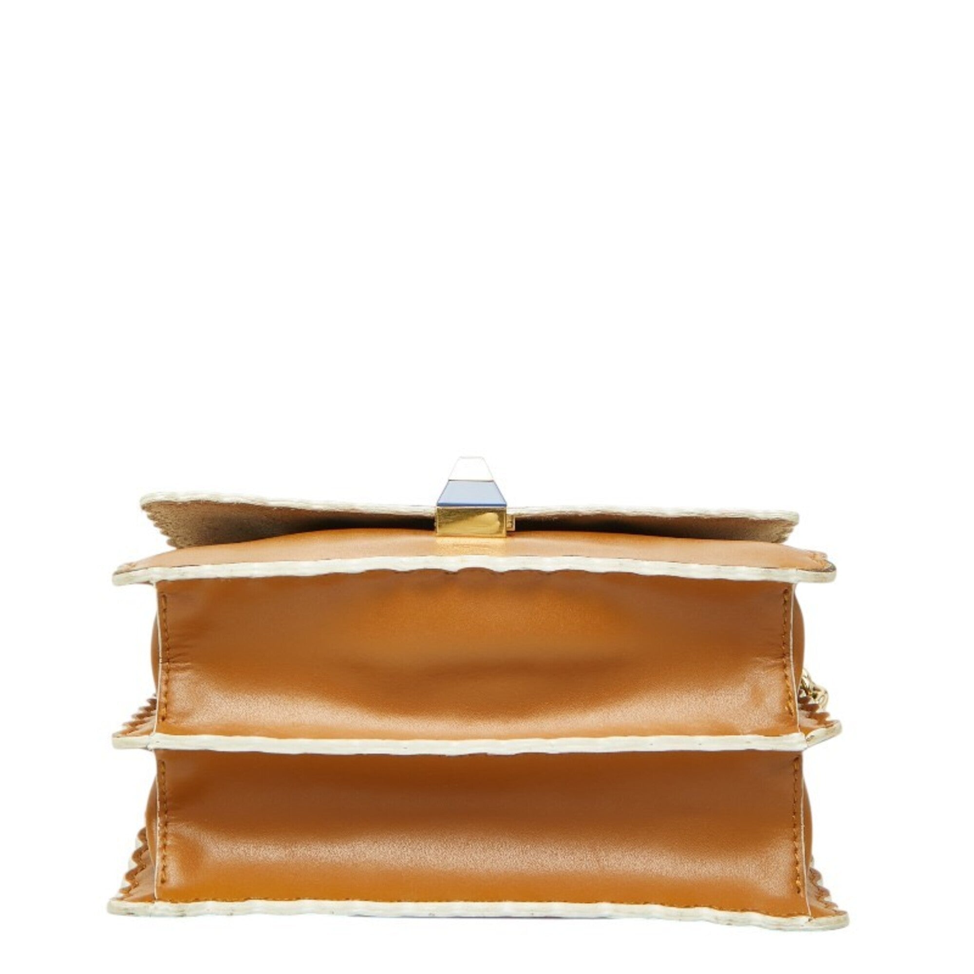 Fendi Brown Leather Shoulder Bag (Pre-Owned)