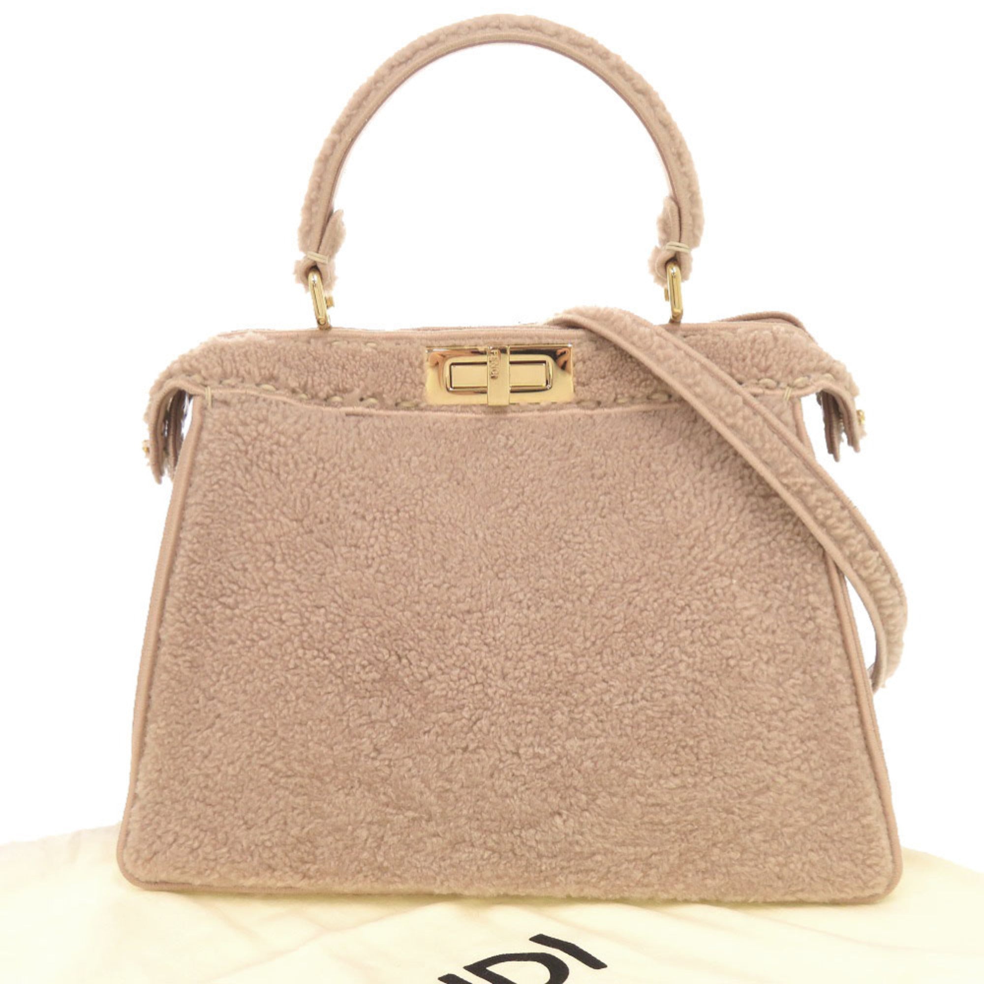 Fendi Pink Leather Handbag (Pre-Owned)