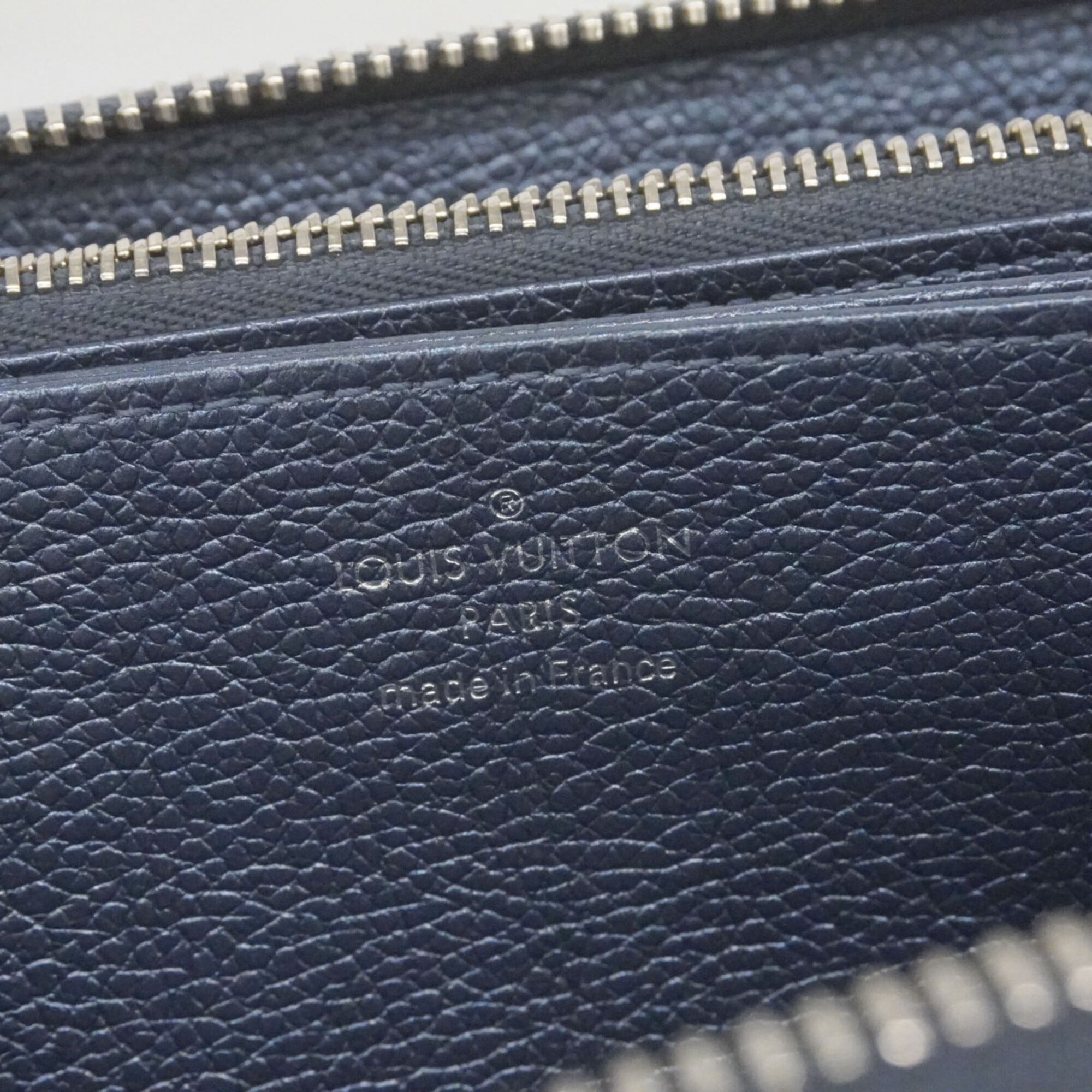 Louis Vuitton Metallic Blue Long Wallet (Bi-Fold) (Pre-Owned)
