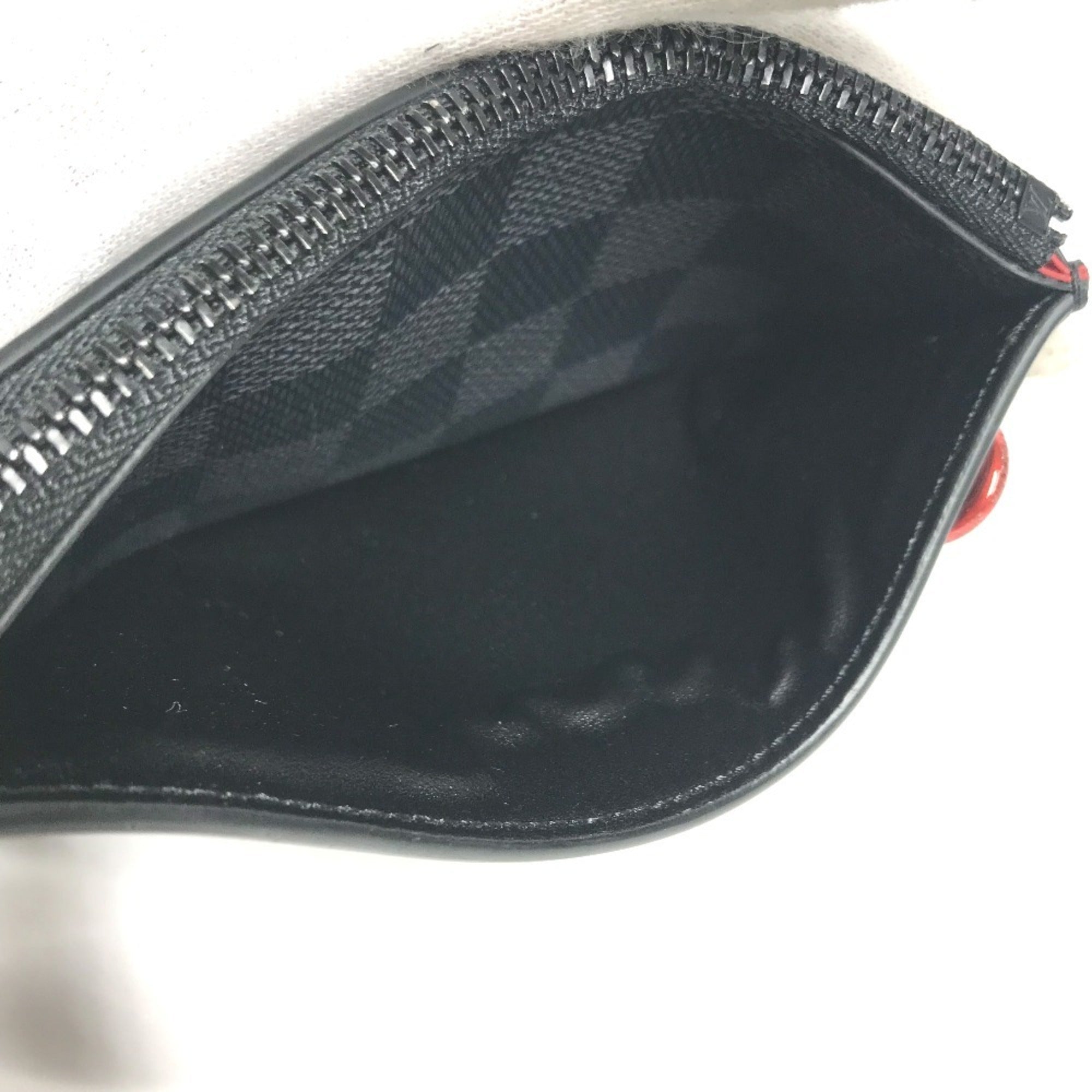 Louis Vuitton Damier Graphite Black Damier Graphite Coin Purse/Coin Case (Pre-Owned)