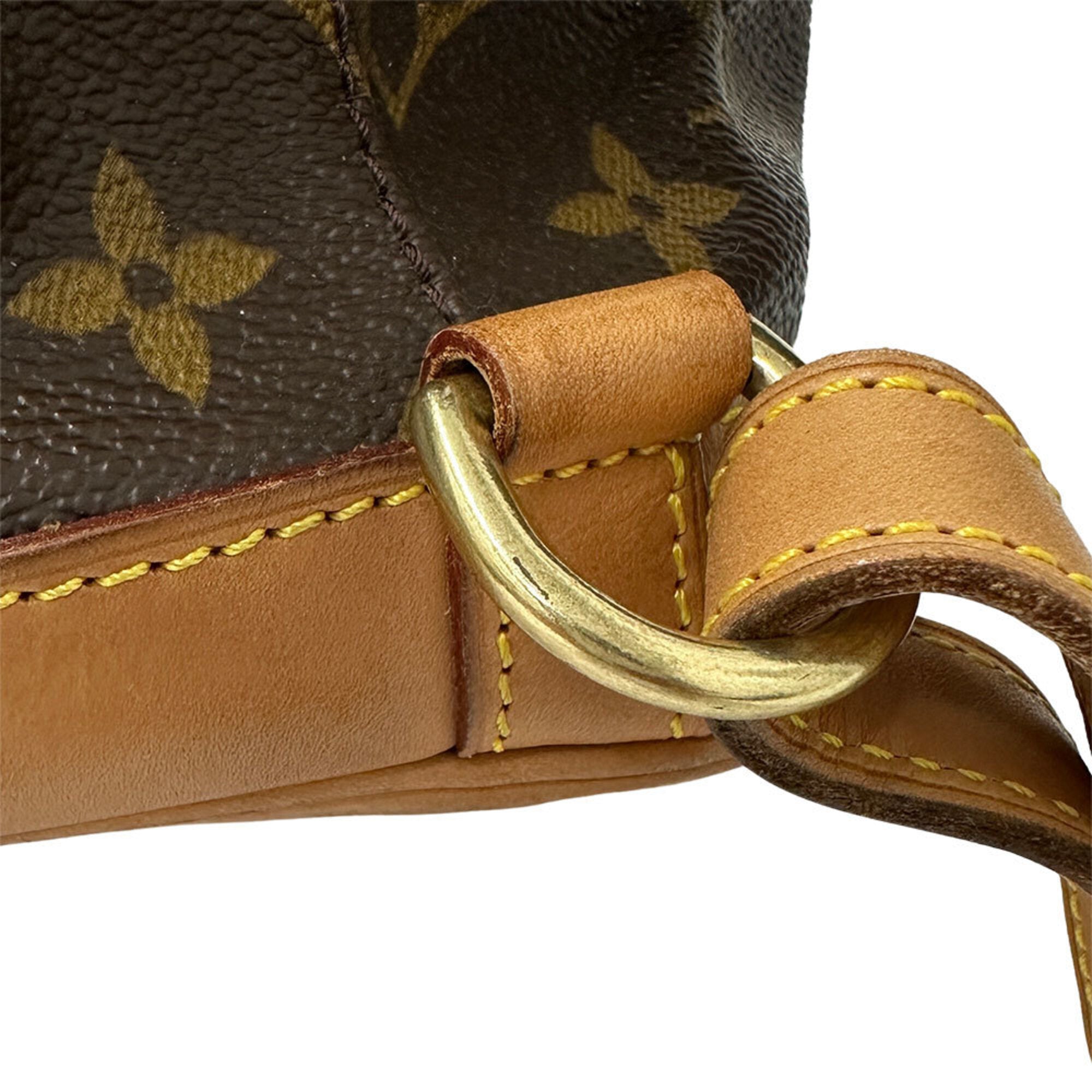 Louis Vuitton Brown Monogram Canvas Handbag (Pre-Owned)