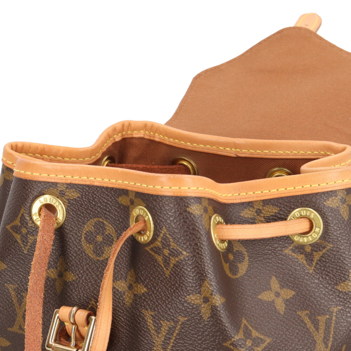 Louis Vuitton Brown Monogram Canvas Backpack (Pre-Owned)