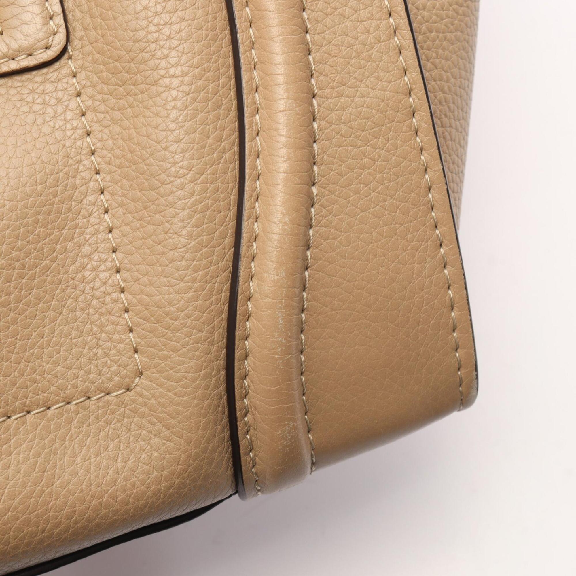 Celine Beige Leather Handbag (Pre-Owned)