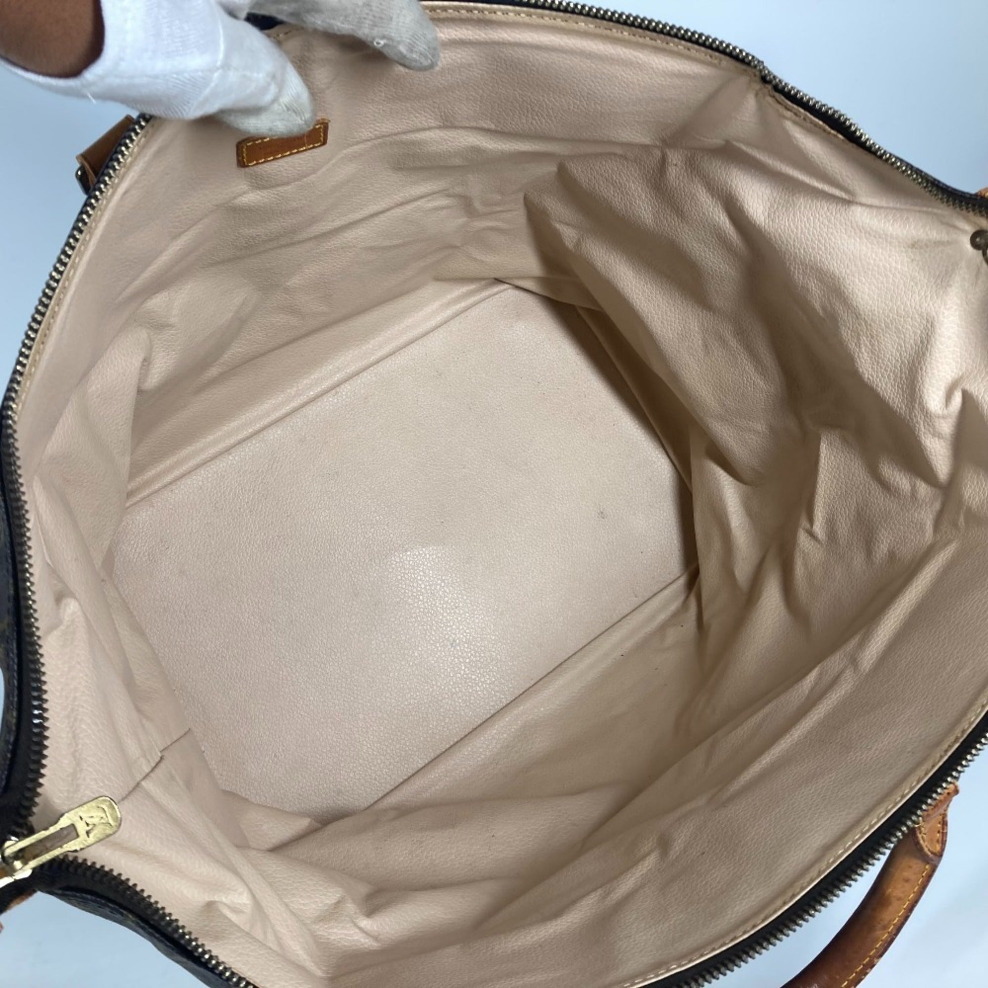 Louis Vuitton Brown Monogram Boston Bag Handbag (Pre-Owned)