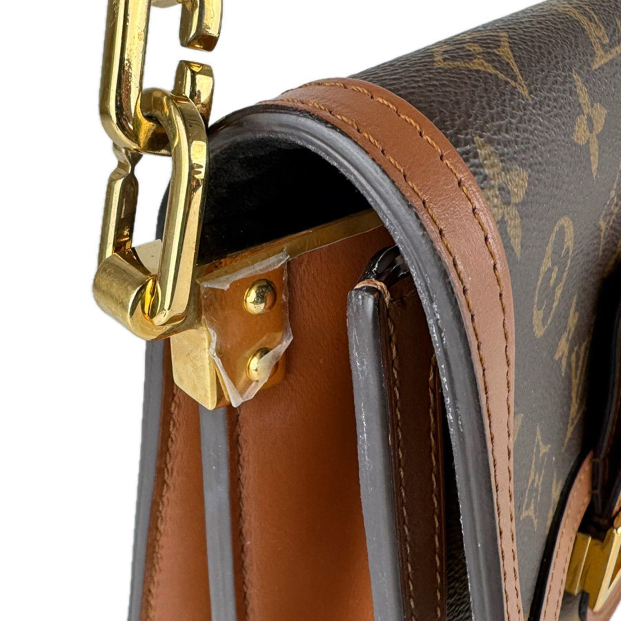 Louis Vuitton Brown Monogram Reverse Monogram Reverse Shoulder Bag (Pre-Owned)