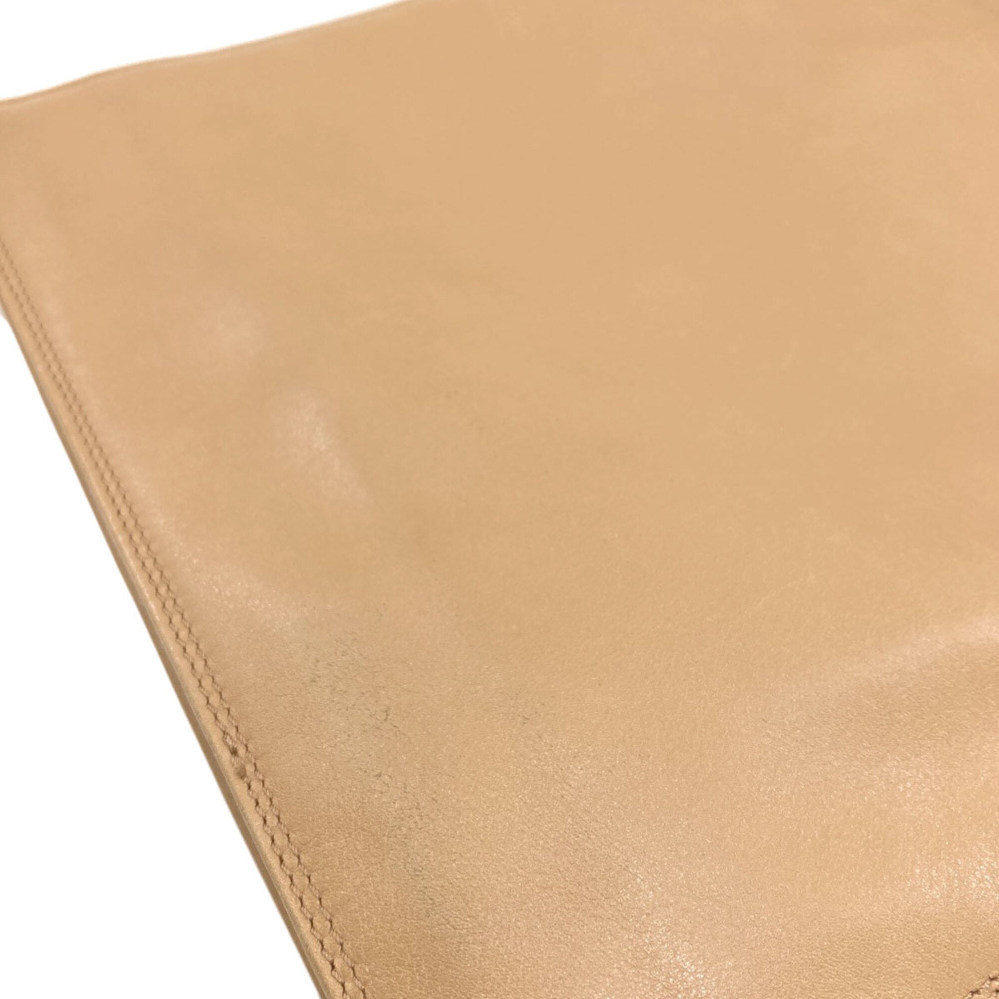 Chanel Beige Leather Tote Bag (Pre-Owned)