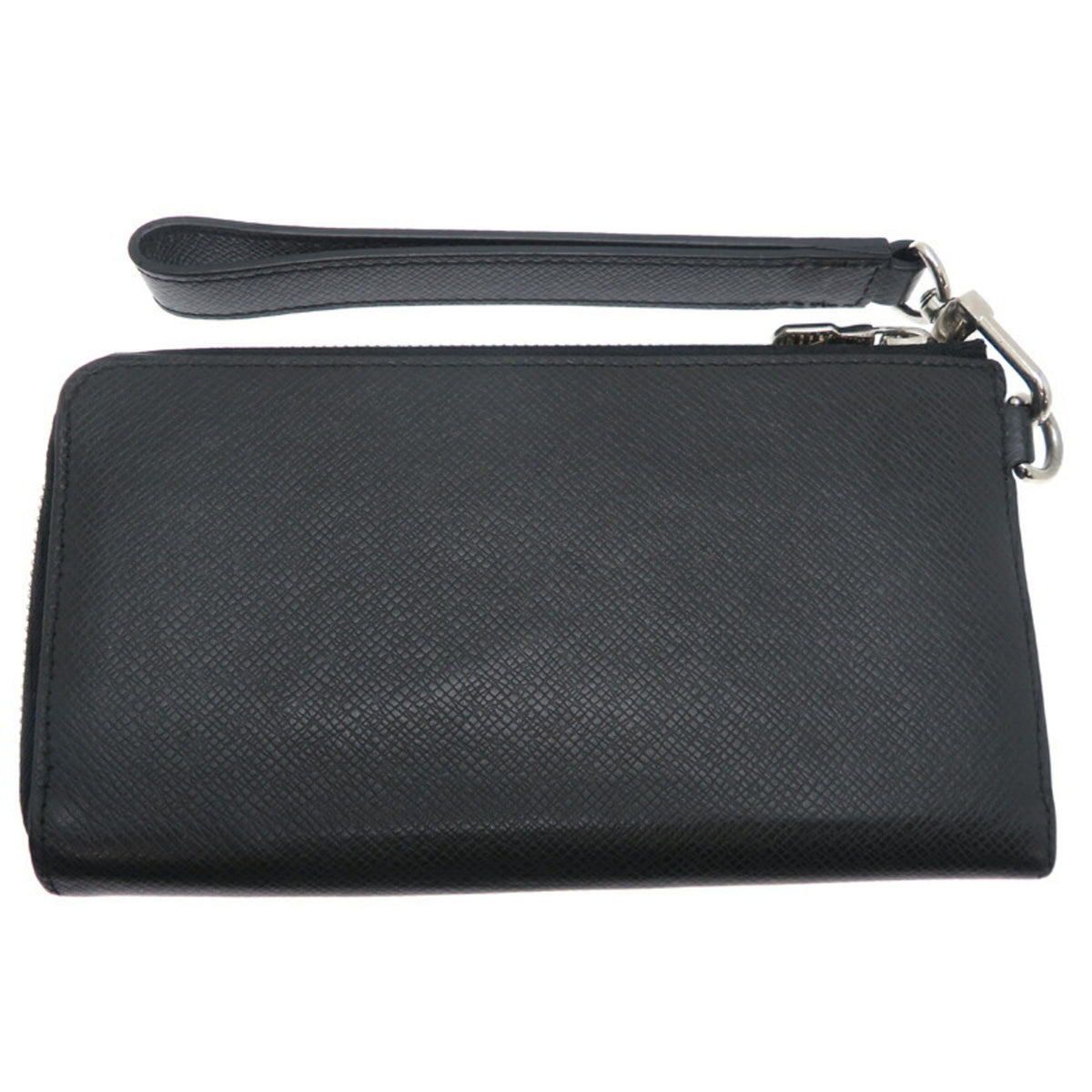 Louis Vuitton Black Taiga Leather Wallet (Bi-Fold) (Pre-Owned)