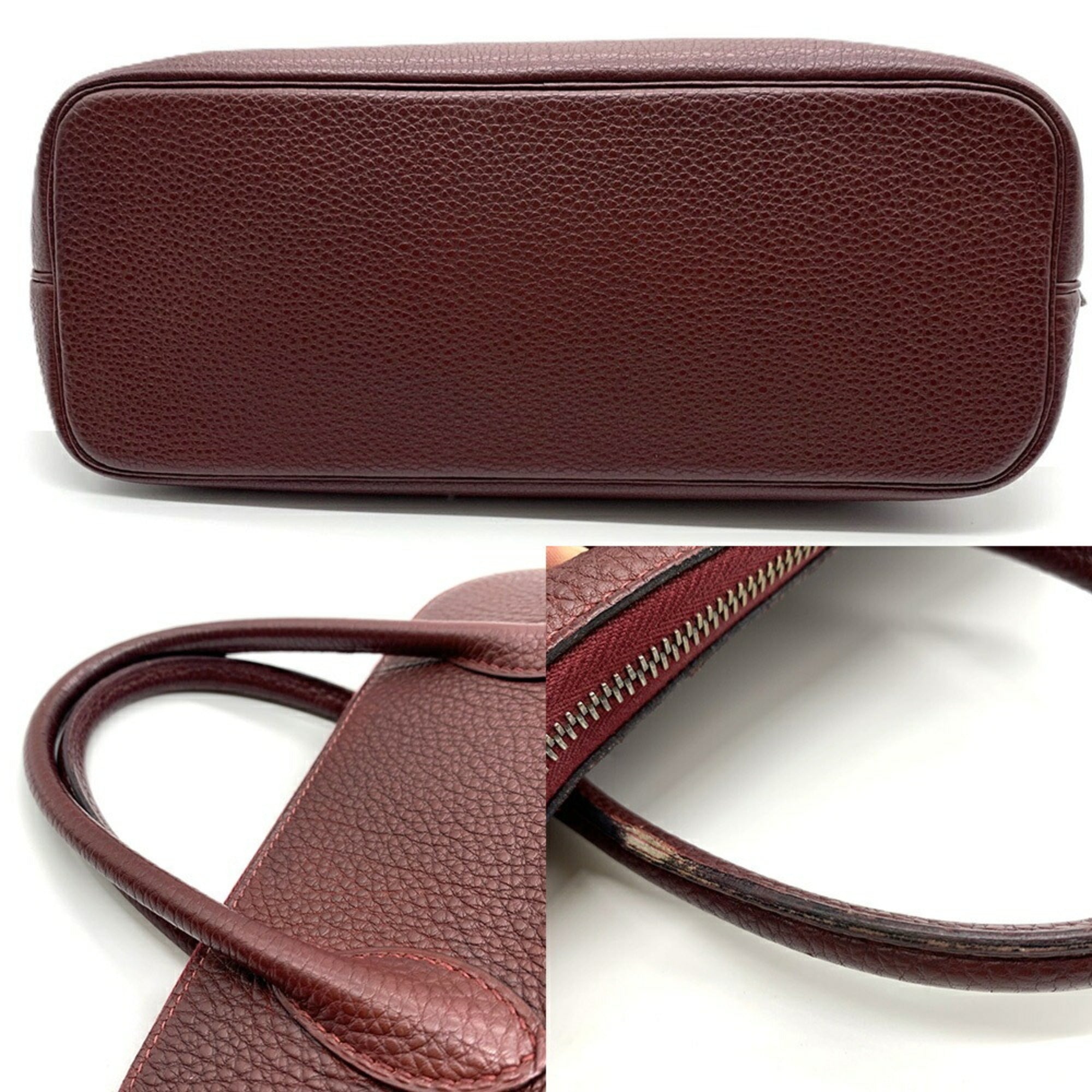Hermes Bolide Bordeaux Togo Leather Handbag (Pre-Owned)