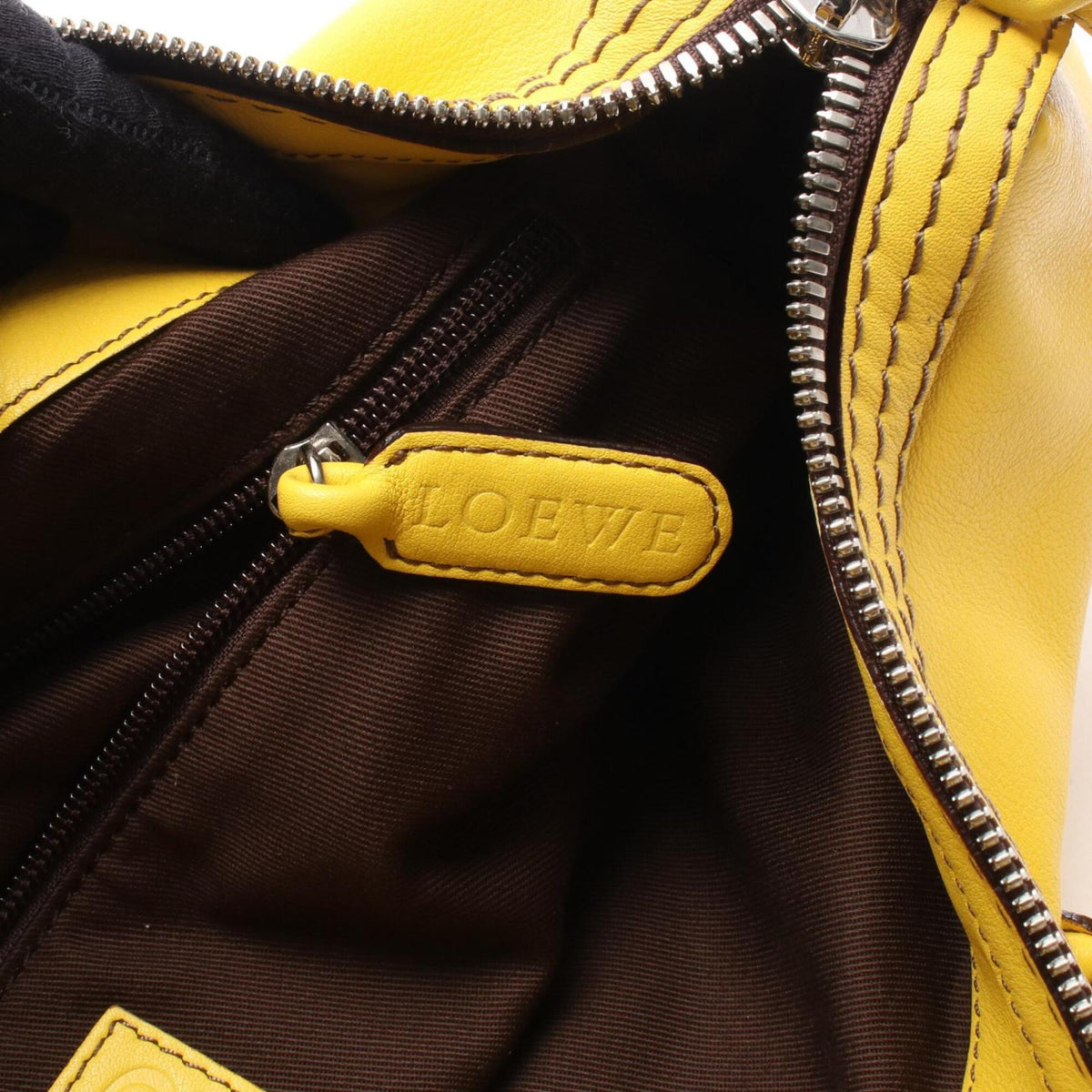 Loewe Yellow Leather Handbag (Pre-Owned)