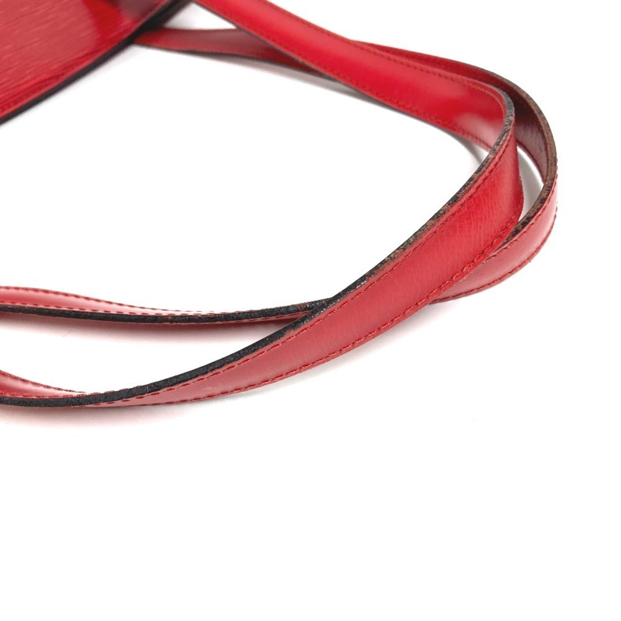 Louis Vuitton Castilian Red Red Color Epi Leather Shoulder Bag (Pre-Owned)