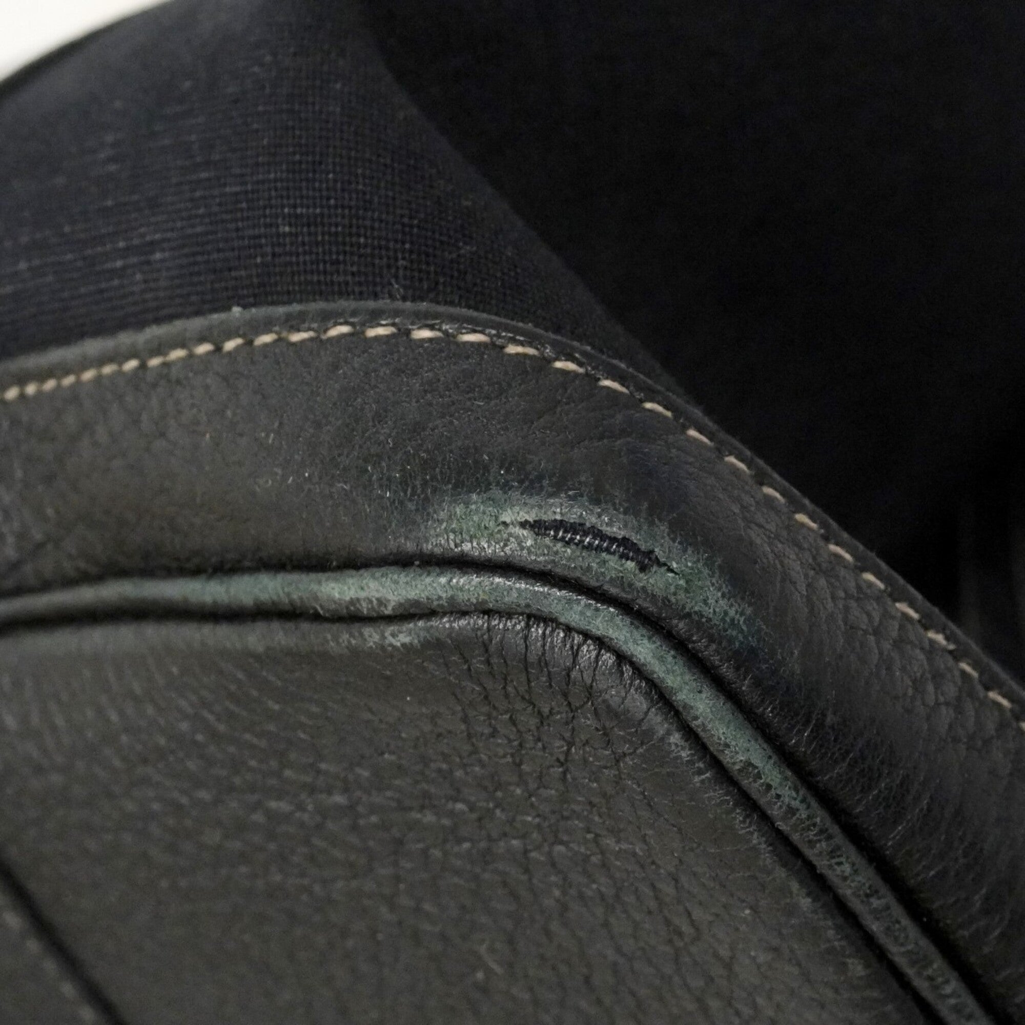 Hermes Black Toile Officier Tote Bag (Pre-Owned)