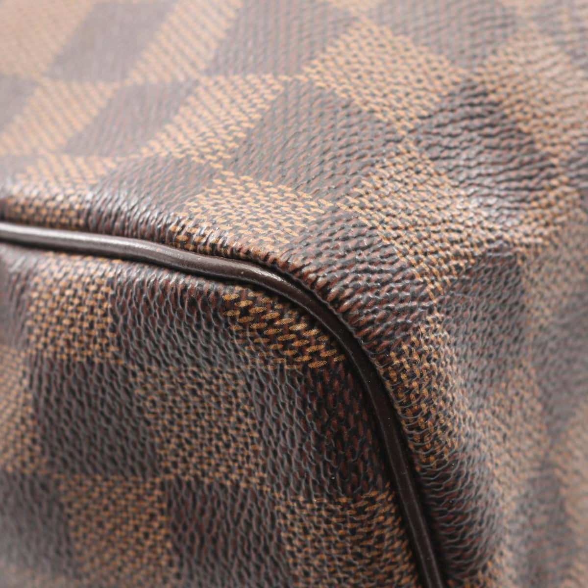 Louis Vuitton Brown Ebene Coated Canvas Leather Handbag (Pre-Owned)