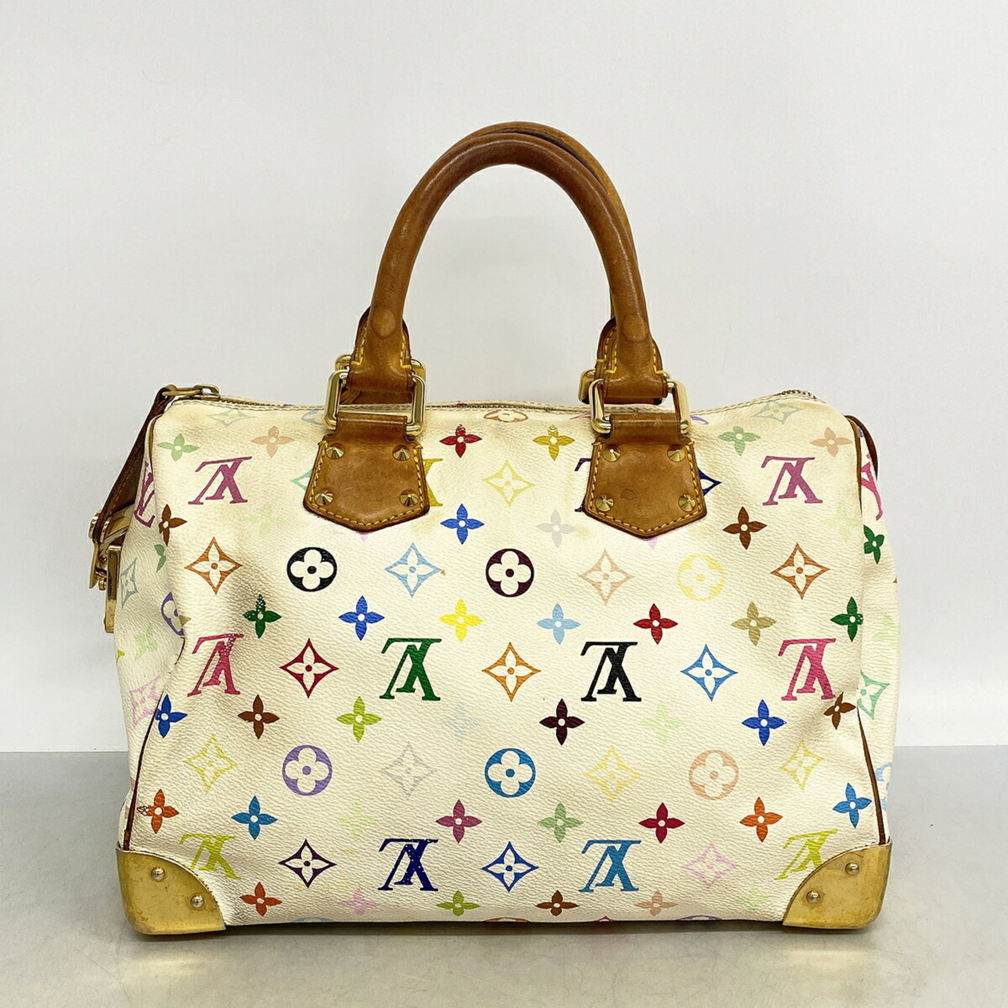 Louis Vuitton Blanc Handbag (Pre-Owned)