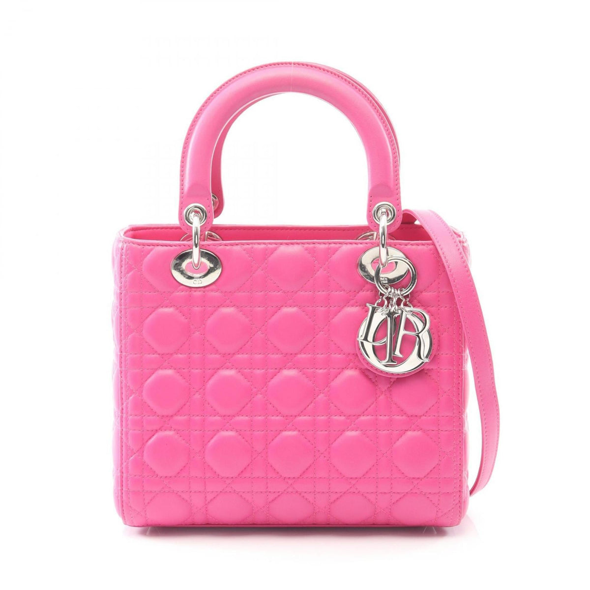 Christian Dior Pink Leather Handbag (Pre-Owned)