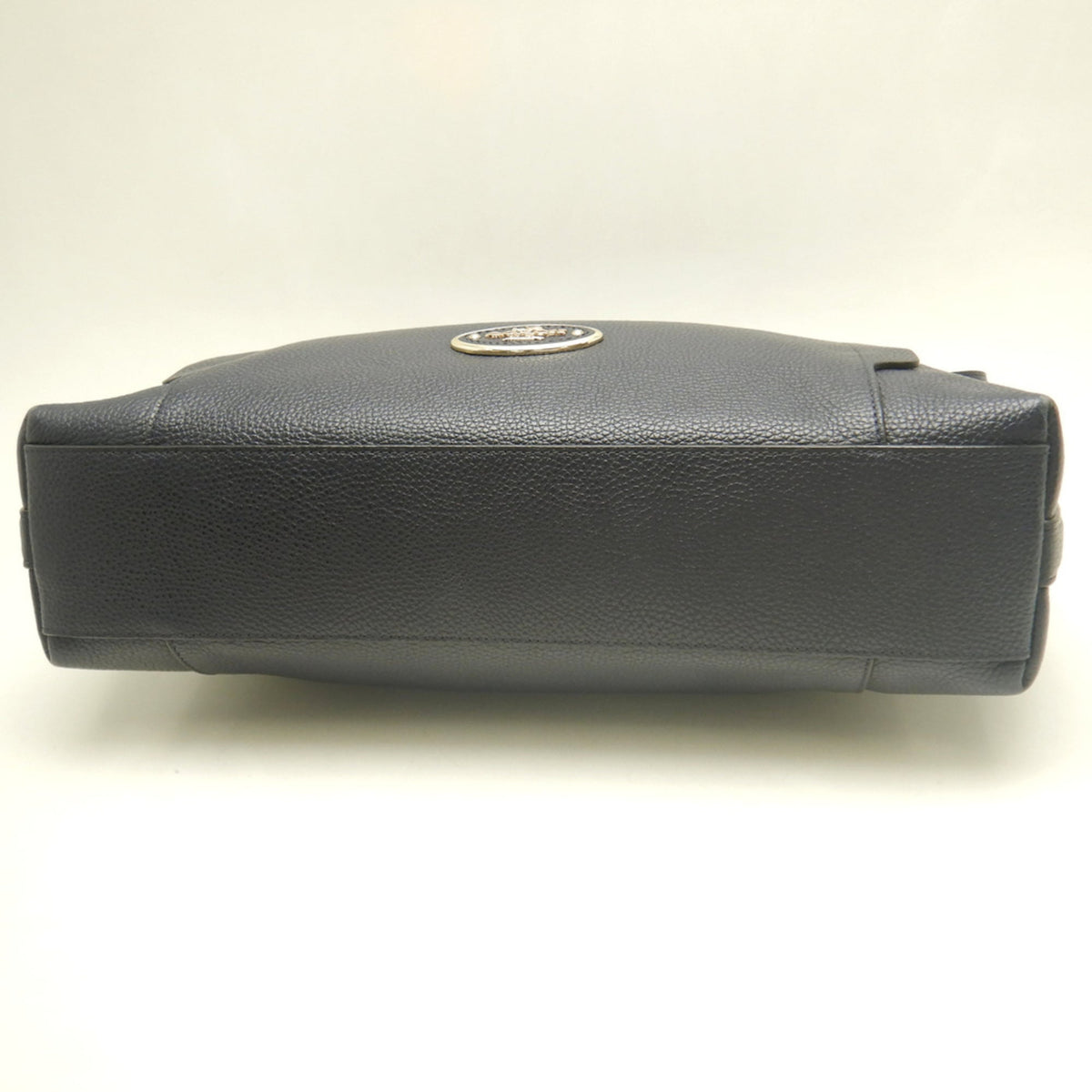 Coach Navy Leather Shoulder Bag (Pre-Owned)