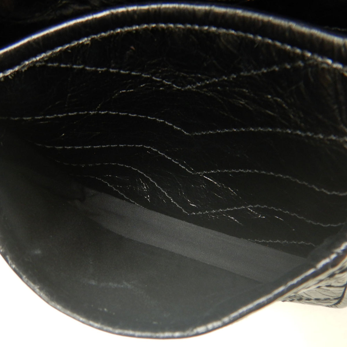 Yves Saint Laurent Black Leather Shoulder Bag (Pre-Owned)