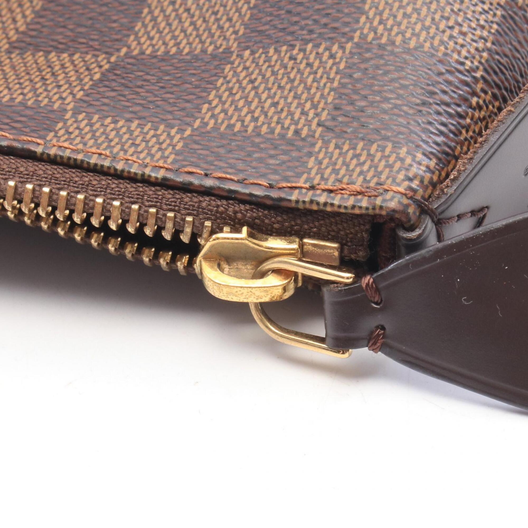 Louis Vuitton Damier Brown Ebene Coated Canvas Handbag Tote Bag (Pre-Owned)