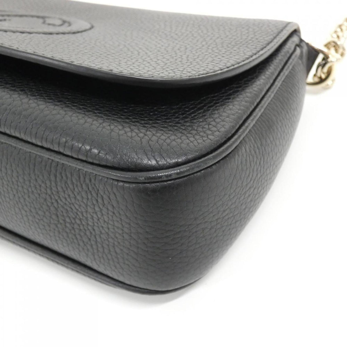 Gucci Black Leather Shoulder Bag (Pre-Owned)