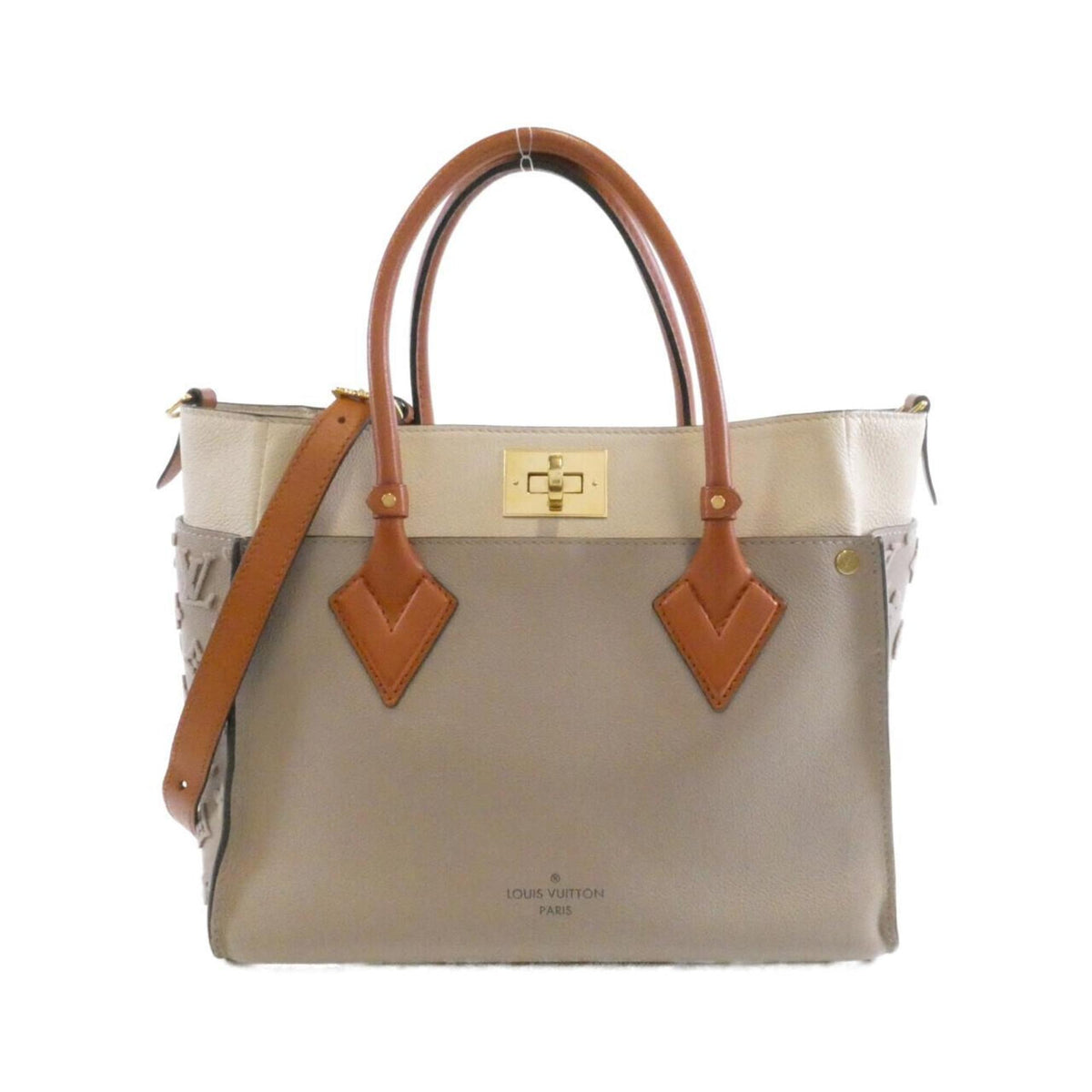 Louis Vuitton Galle Leather Handbag (Pre-Owned)