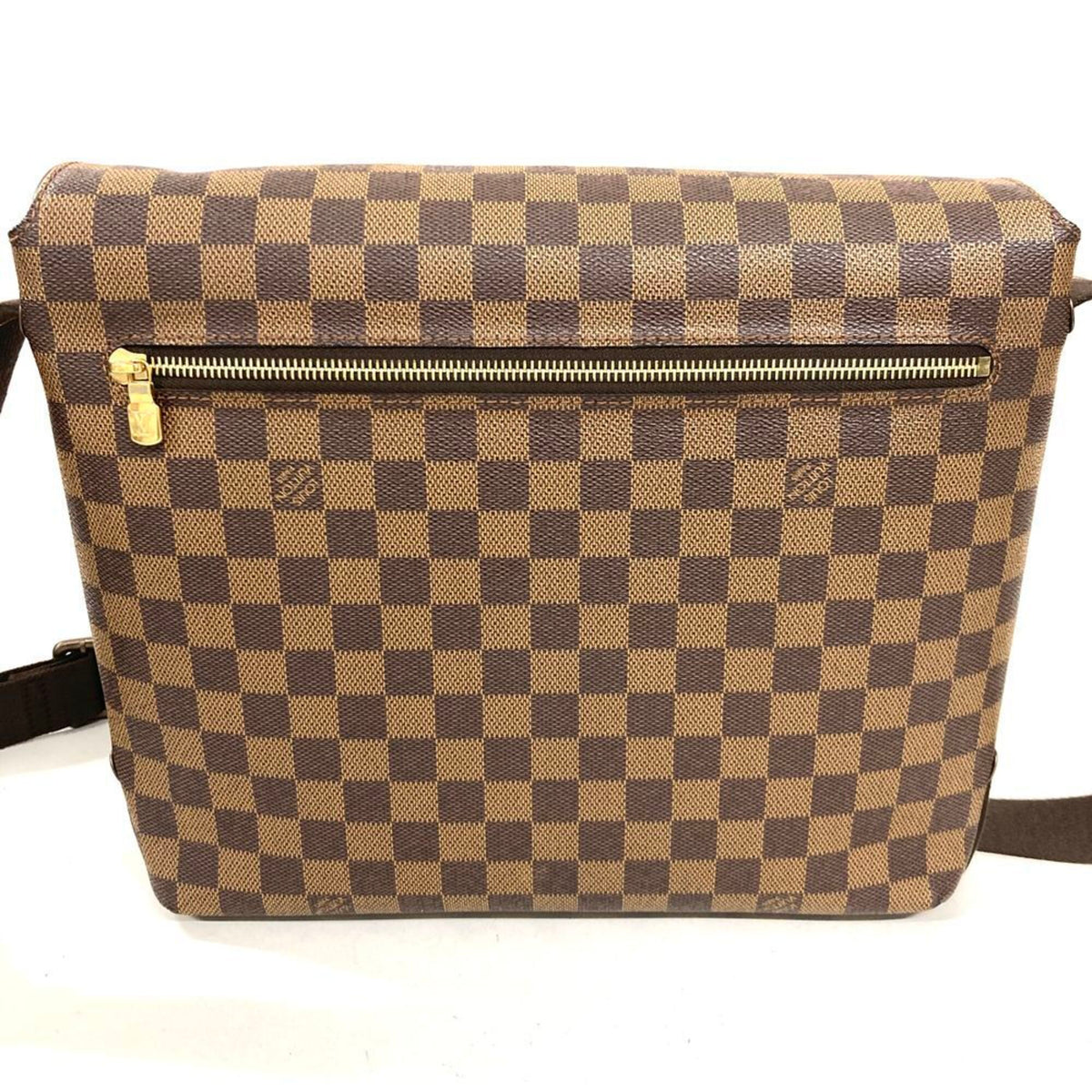 Louis Vuitton Damier Canvas Ebene Damier Canvas Shoulder Bag (Pre-Owned)