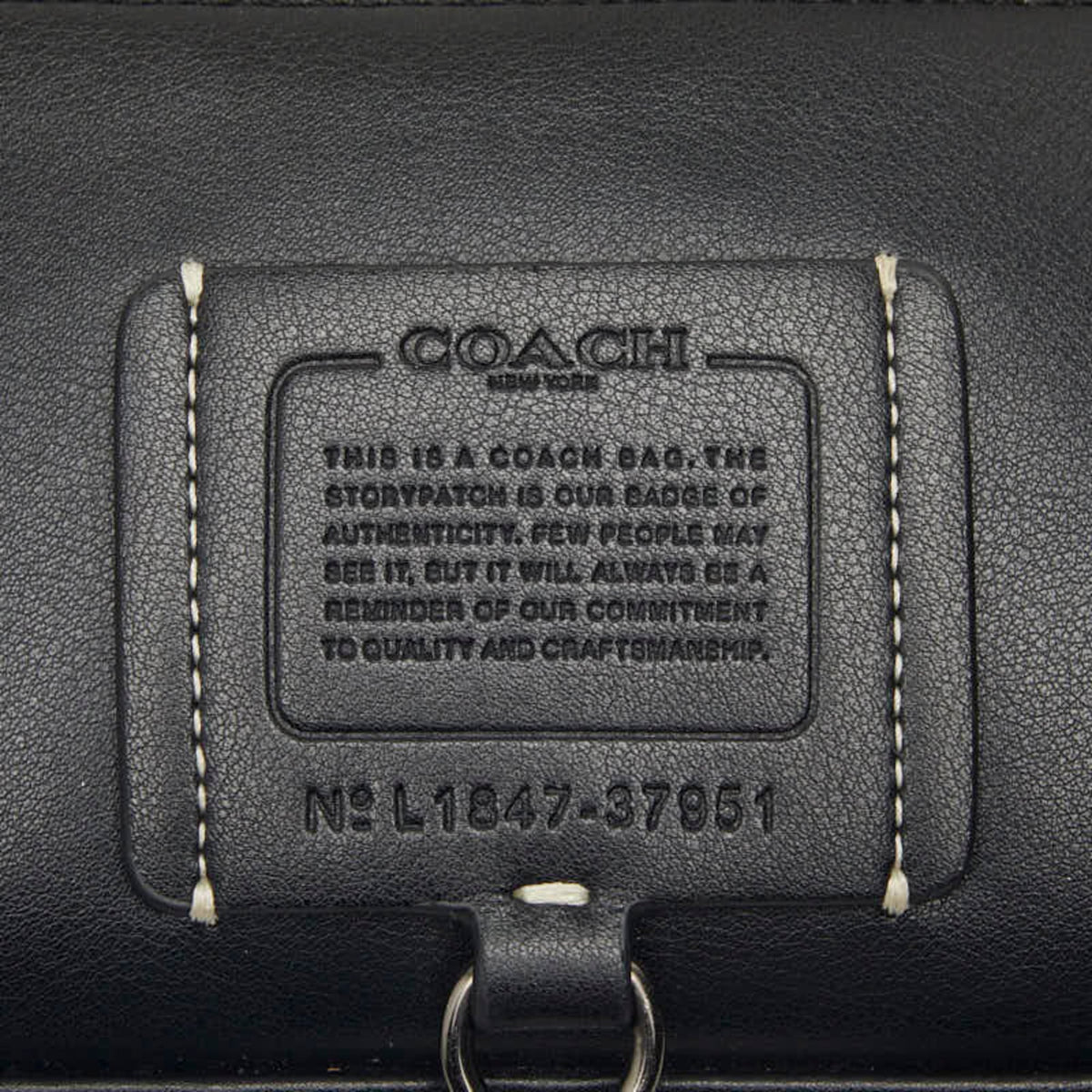 Coach Black Leather Fanny Pack (Pre-Owned)